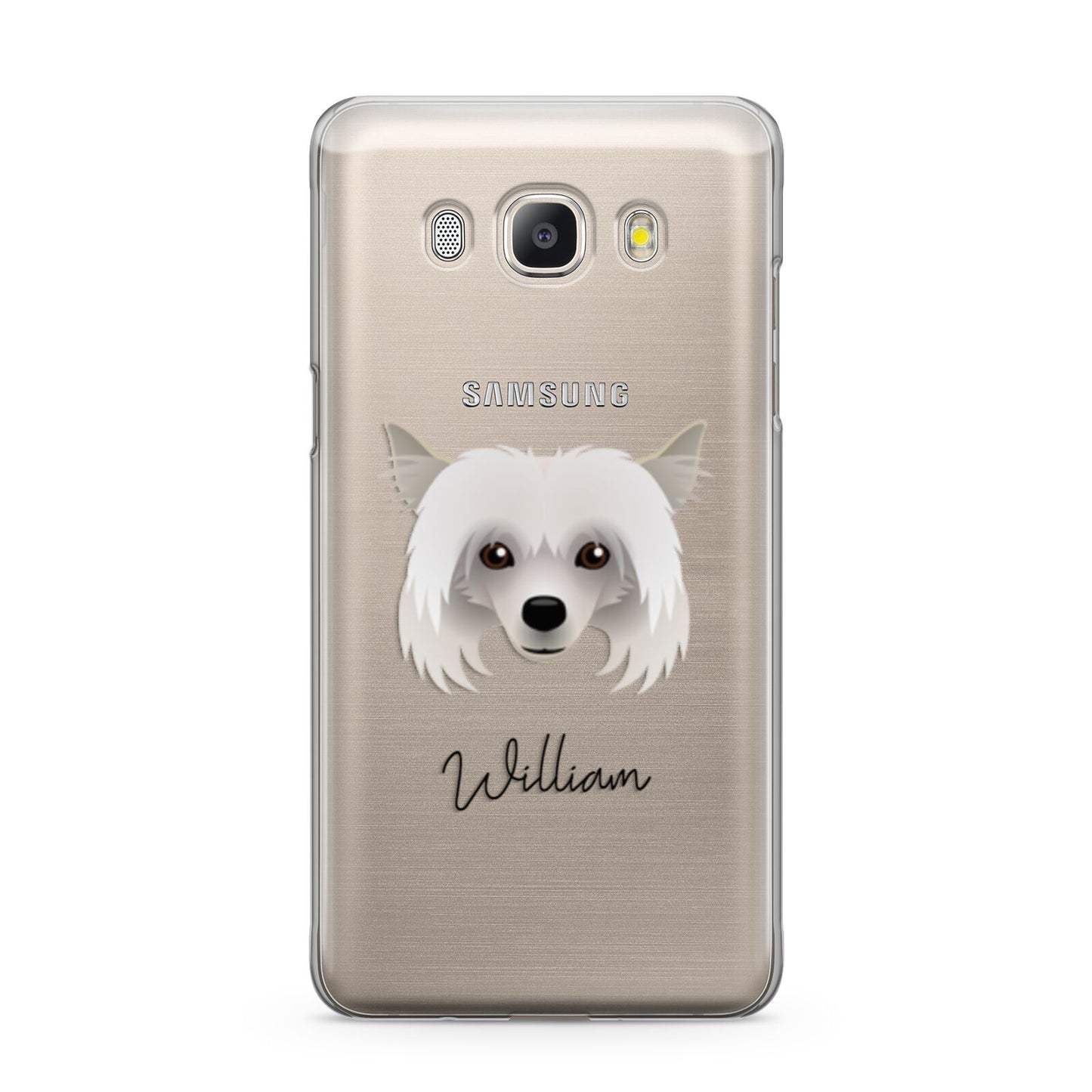 Powderpuff Chinese Crested Personalised Samsung Galaxy J5 2016 Case