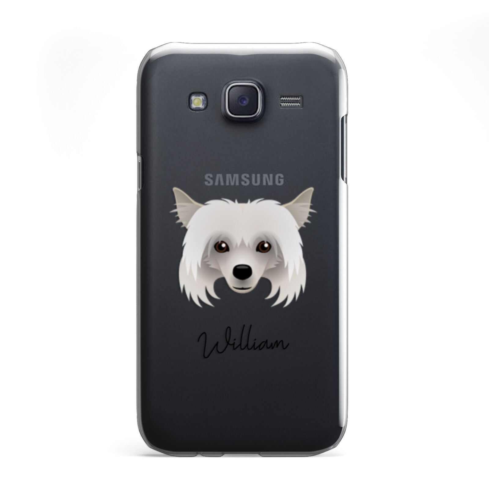 Powderpuff Chinese Crested Personalised Samsung Galaxy J5 Case