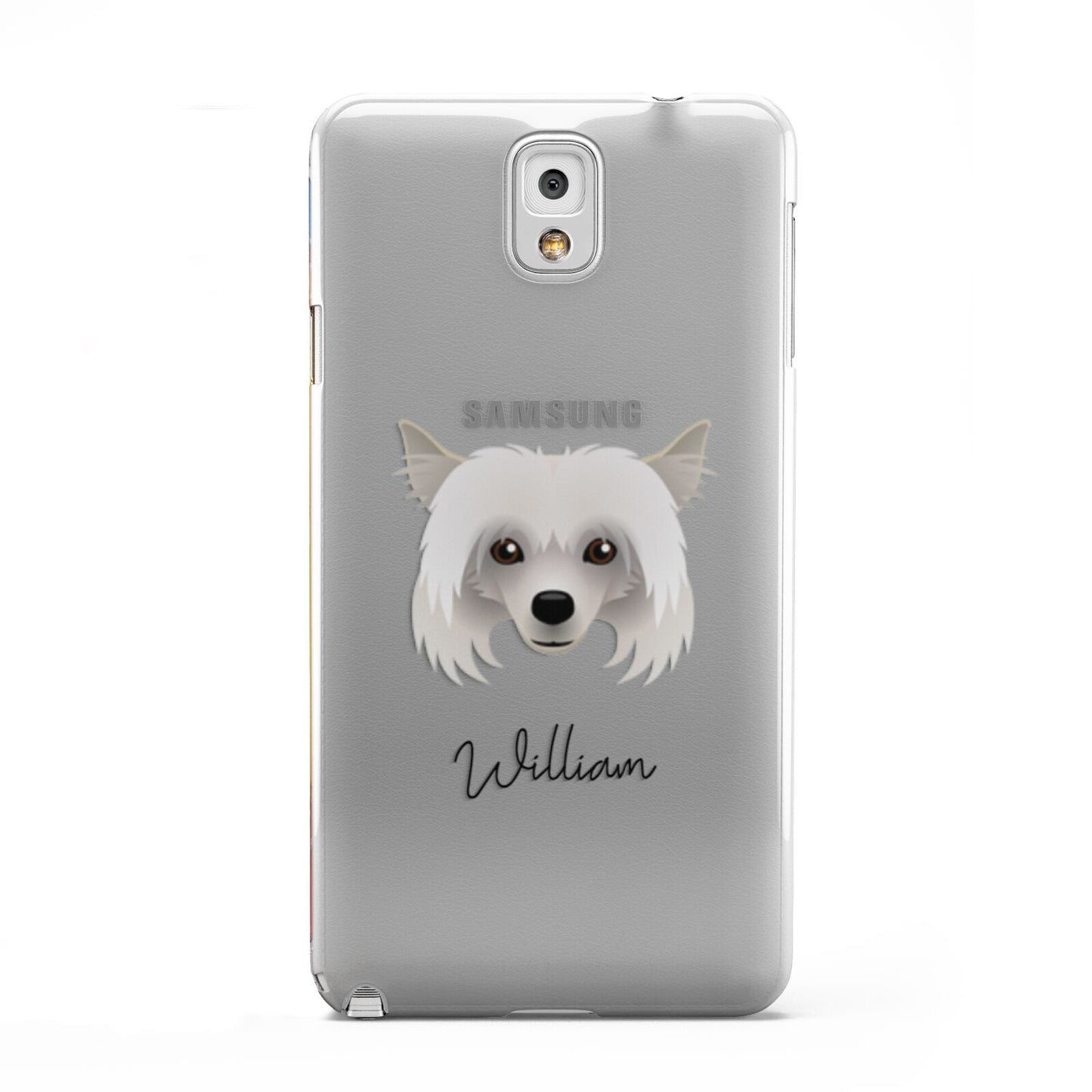 Powderpuff Chinese Crested Personalised Samsung Galaxy Note 3 Case