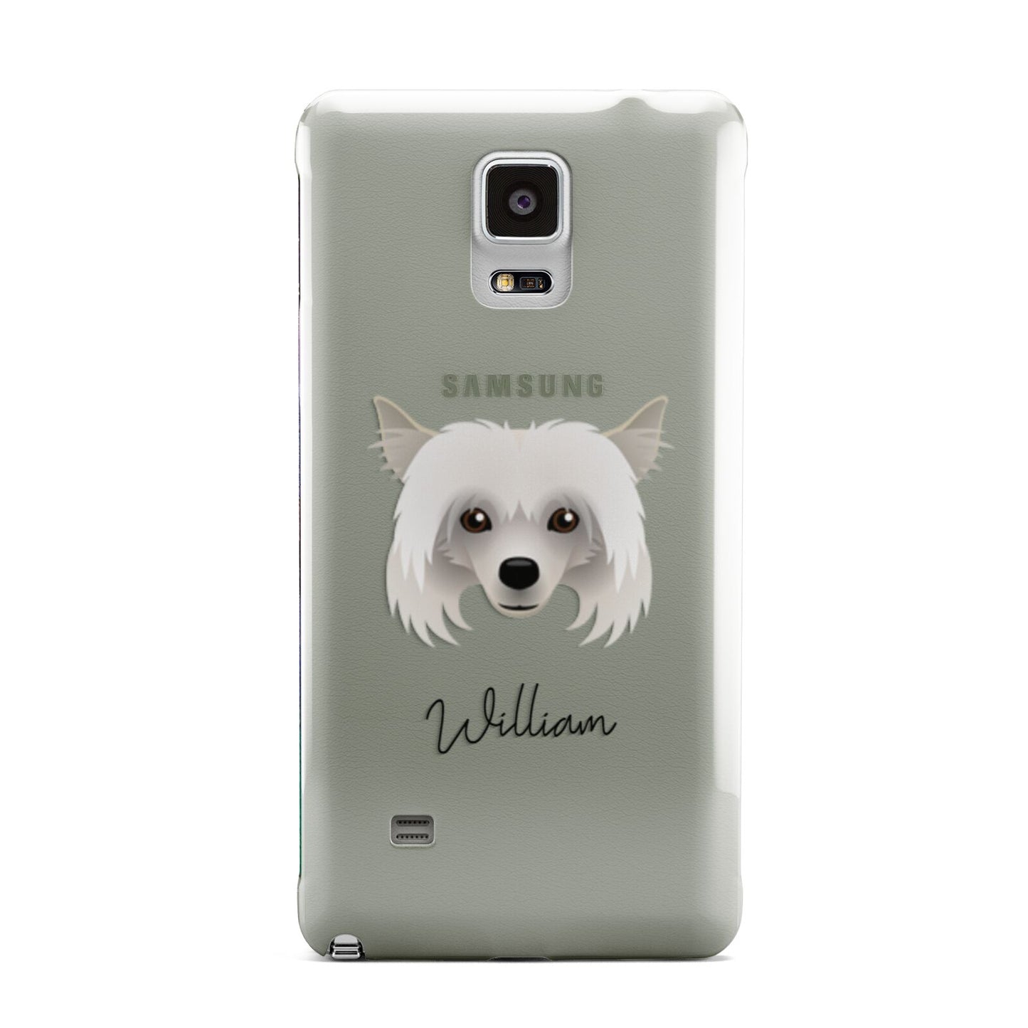 Powderpuff Chinese Crested Personalised Samsung Galaxy Note 4 Case