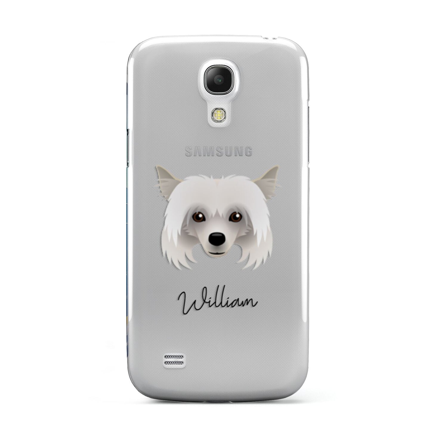 Powderpuff Chinese Crested Personalised Samsung Galaxy S4 Mini Case