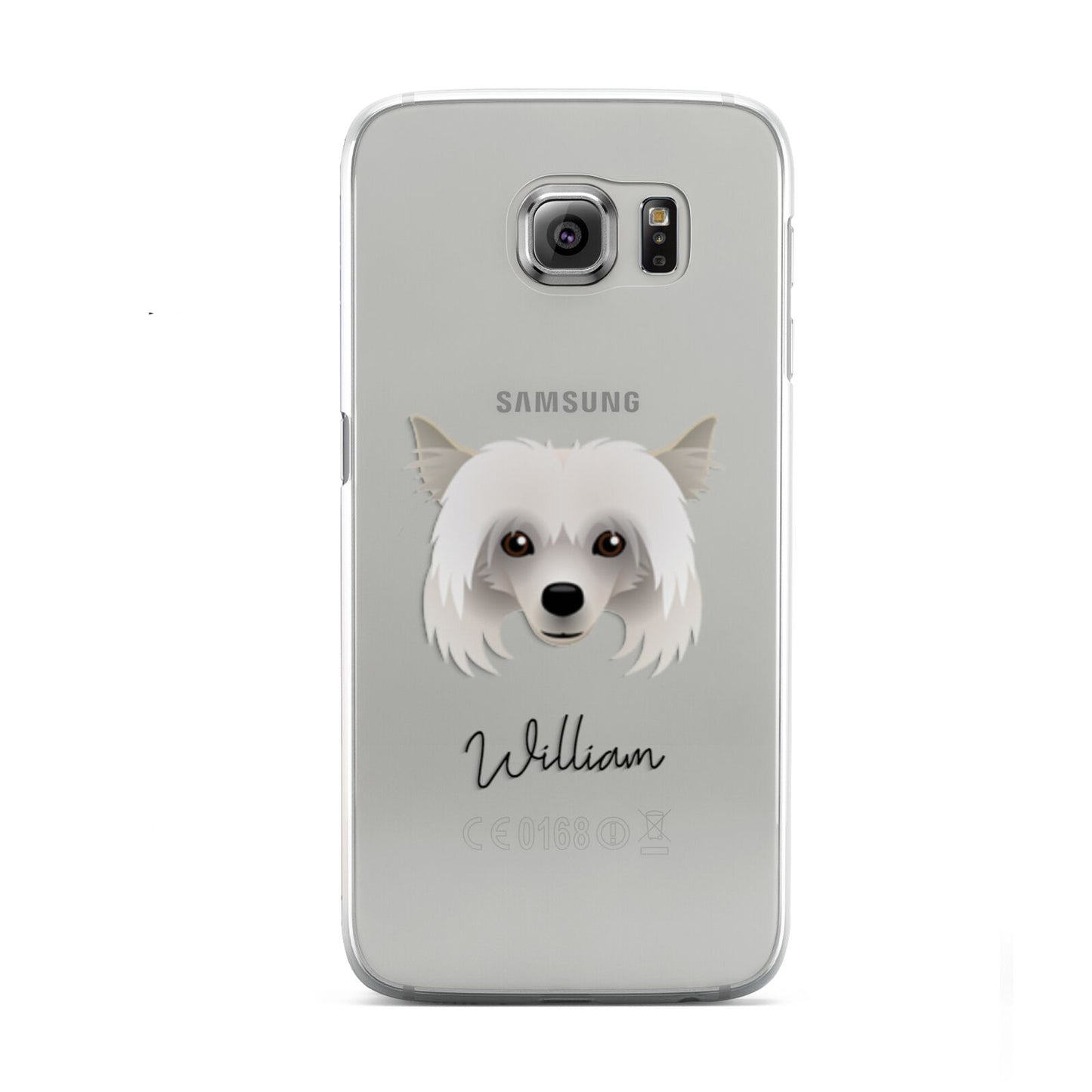 Powderpuff Chinese Crested Personalised Samsung Galaxy S6 Case