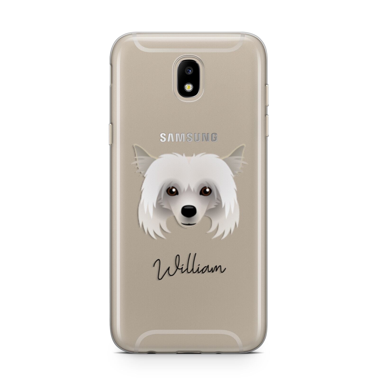 Powderpuff Chinese Crested Personalised Samsung J5 2017 Case