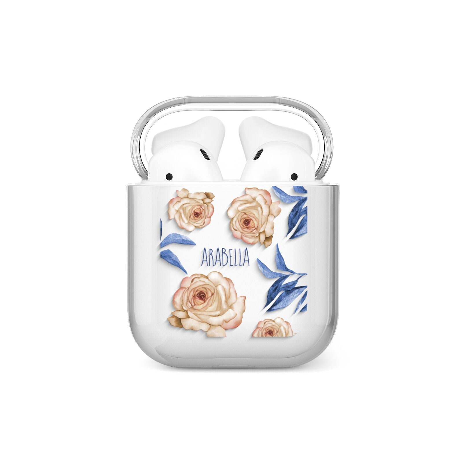 Pretty Floral Custom AirPods Case