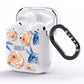 Pretty Floral Custom AirPods Clear Case Side Image