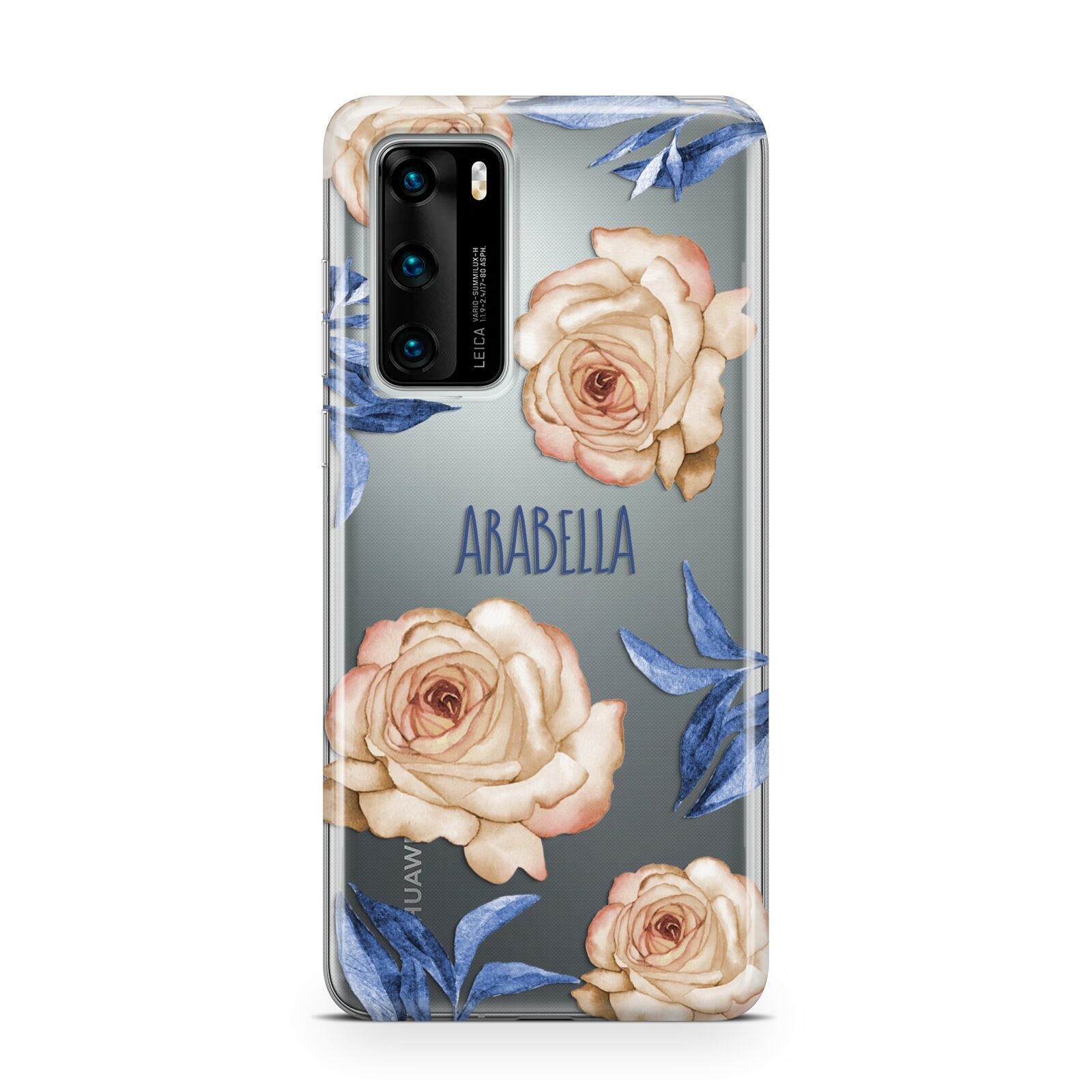 Pretty Floral Custom Huawei P40 Phone Case