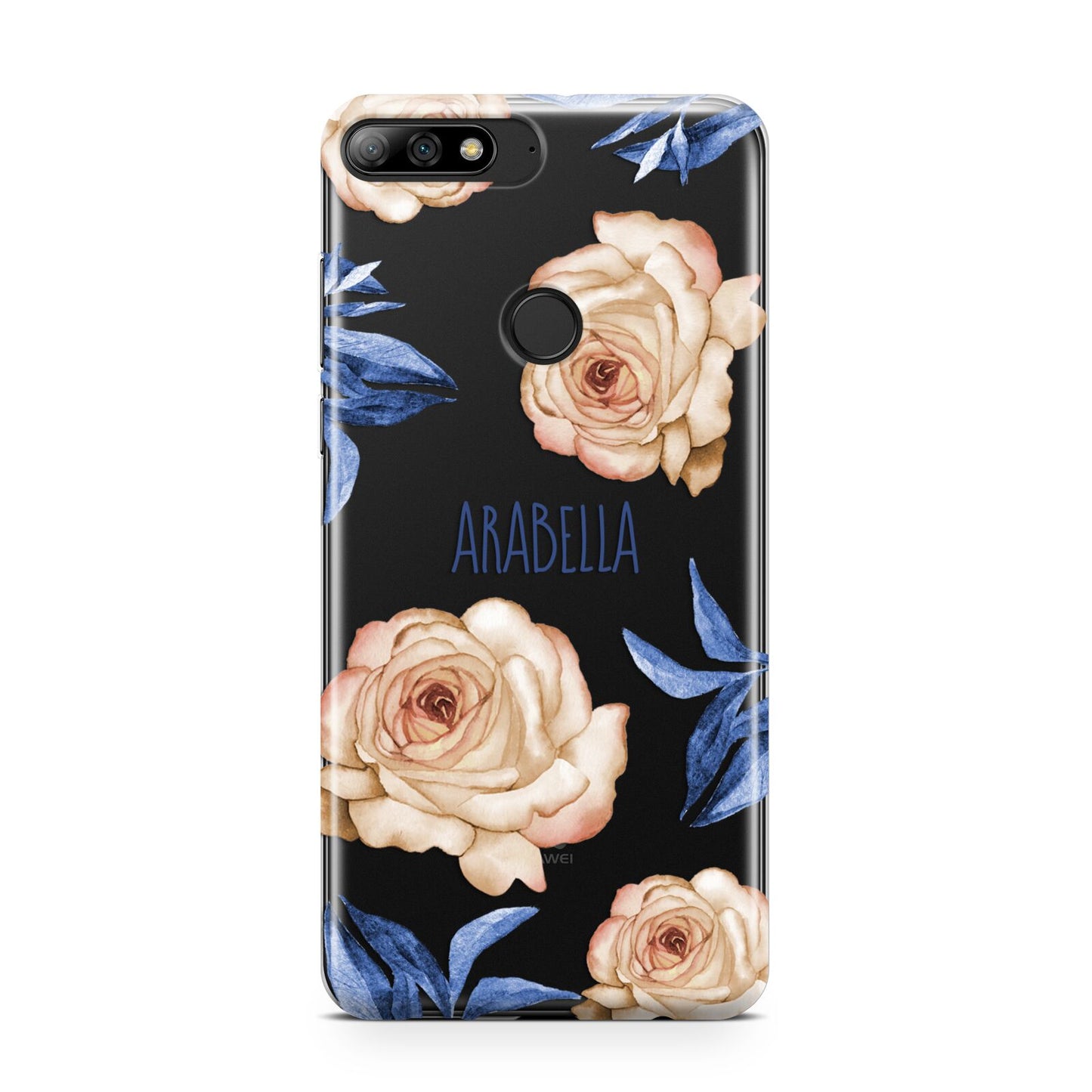 Pretty Floral Custom Huawei Y7 2018