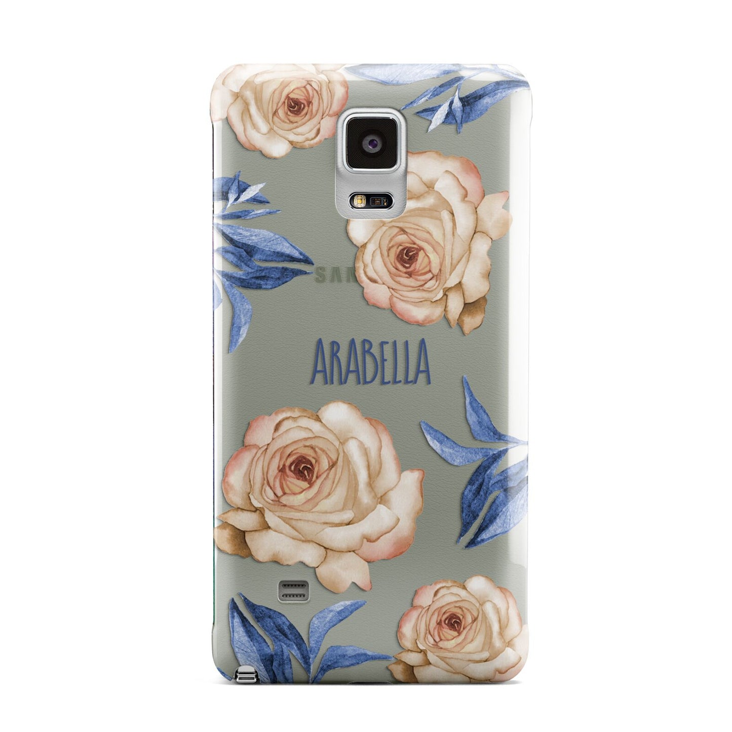 Pretty Floral Custom Samsung Galaxy Note 4 Case