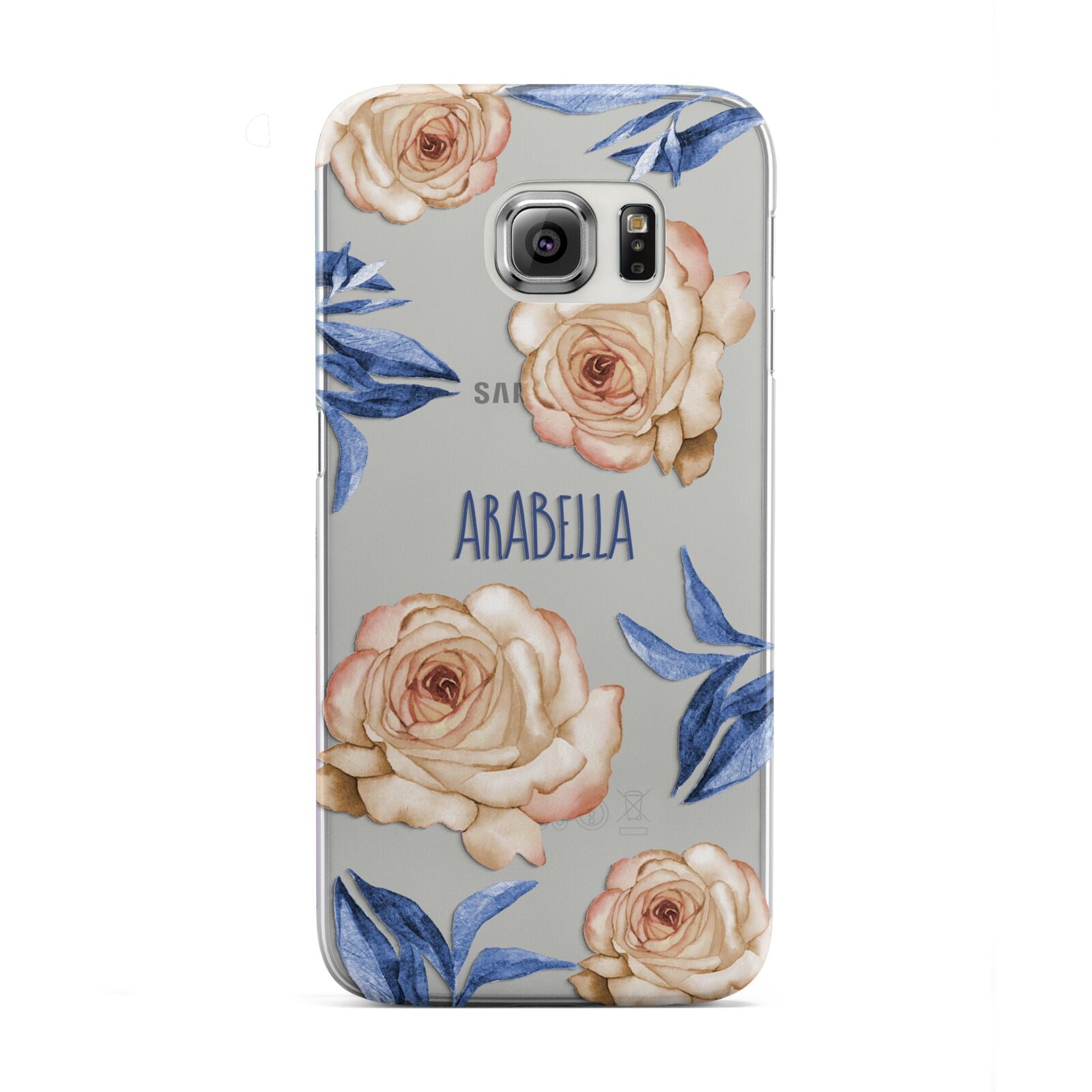 Pretty Floral Custom Samsung Galaxy S6 Edge Case