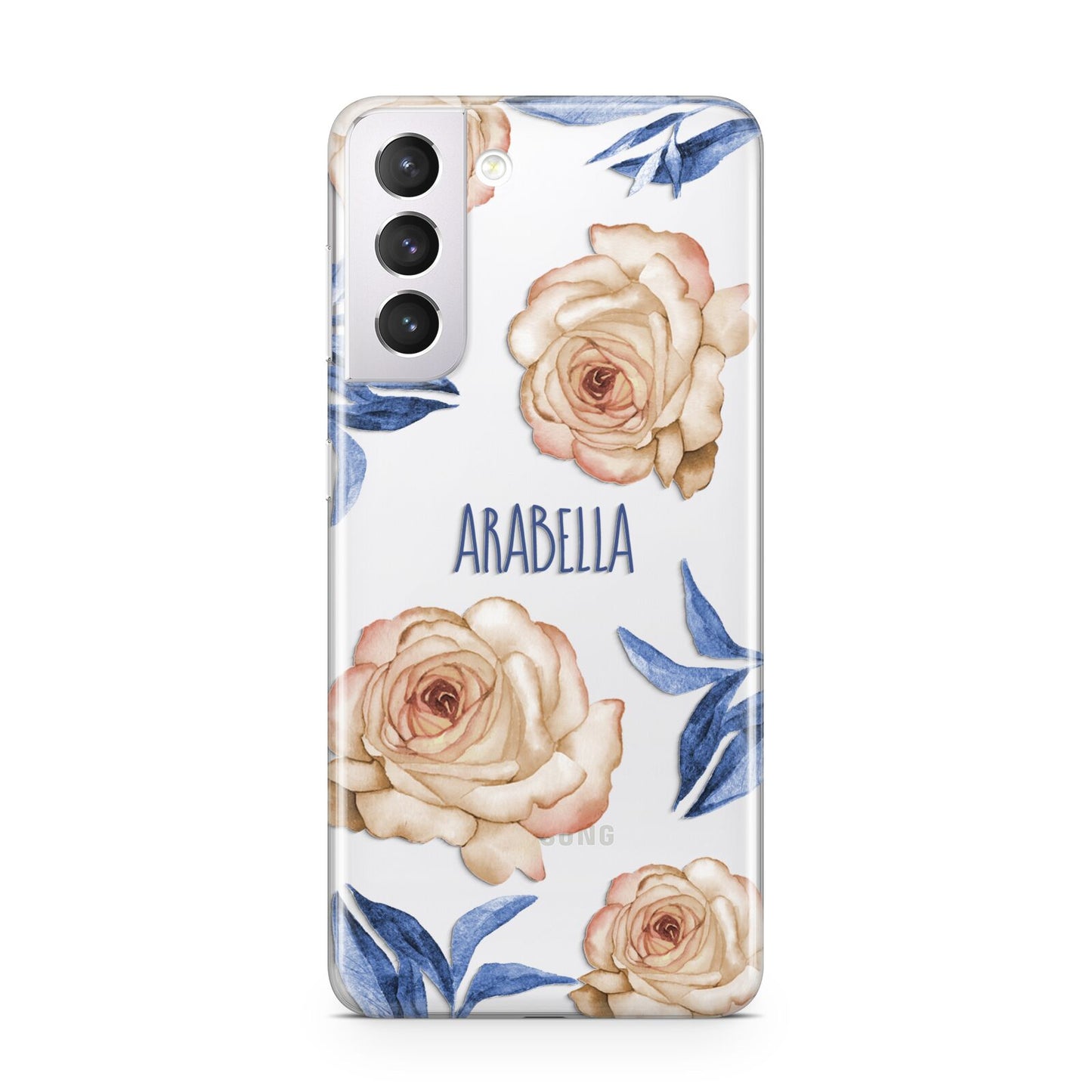 Pretty Floral Custom Samsung S21 Case