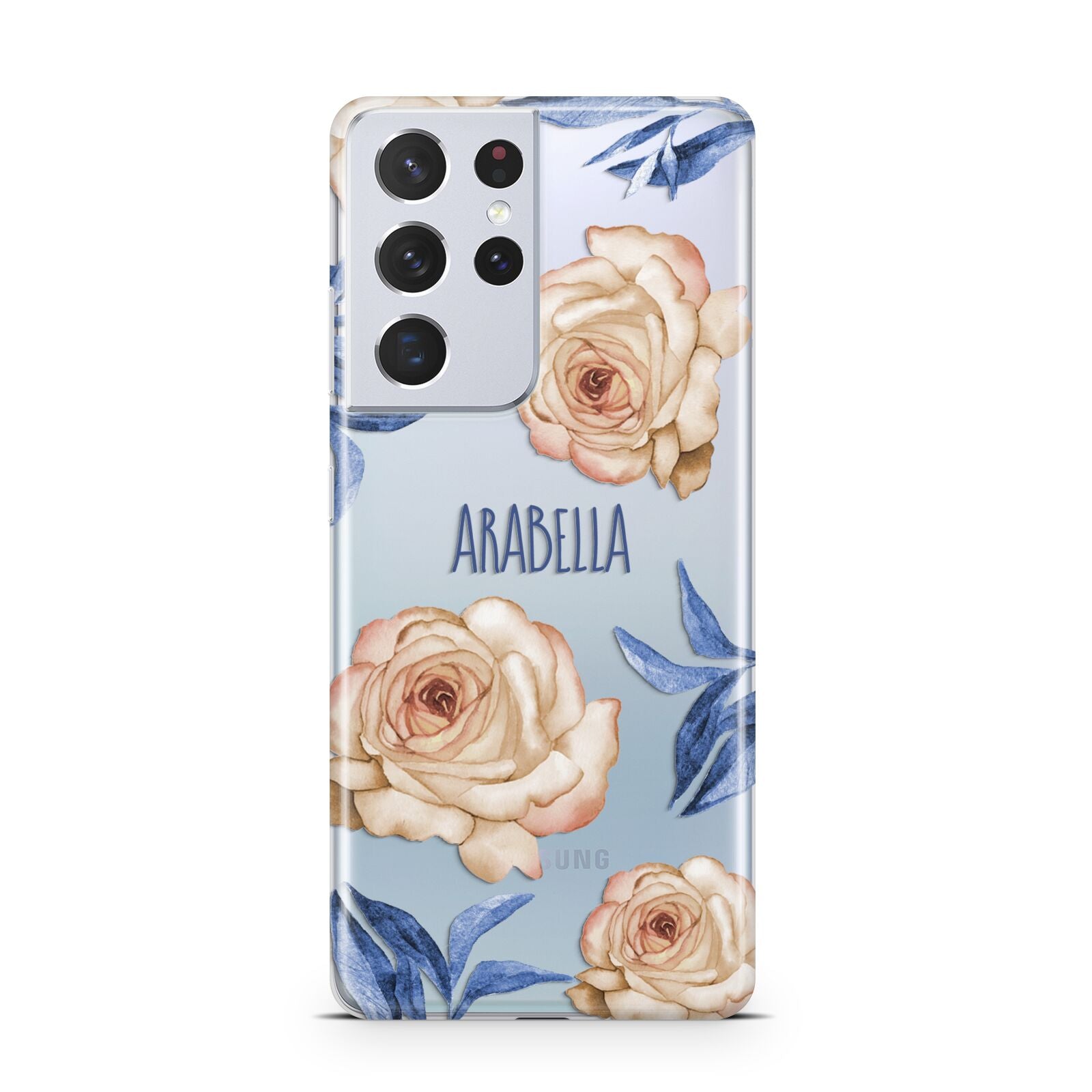 Pretty Floral Custom Samsung S21 Ultra Case