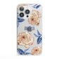 Pretty Floral Custom iPhone 13 Pro Clear Bumper Case