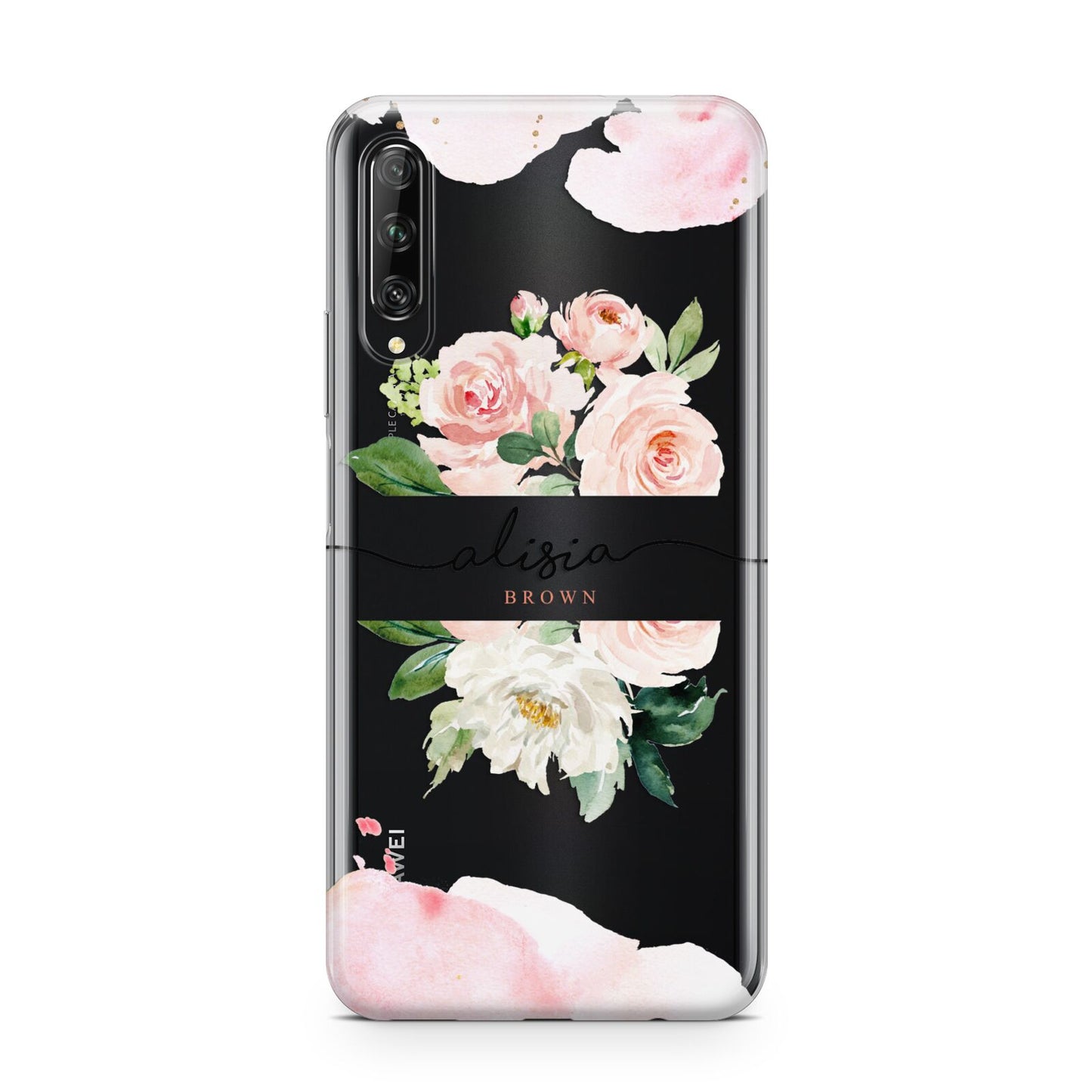 Pretty Roses Personalised Name Huawei P Smart Pro 2019