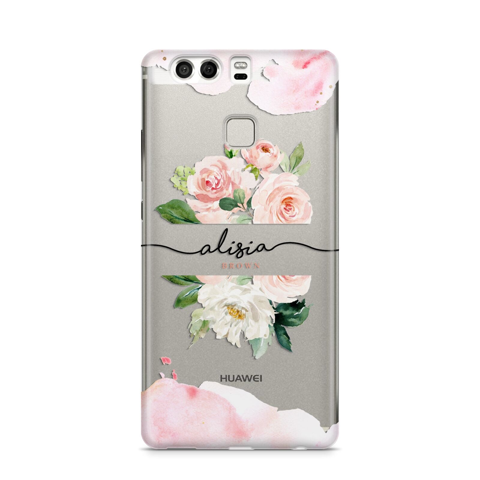 Pretty Roses Personalised Name Huawei P9 Case