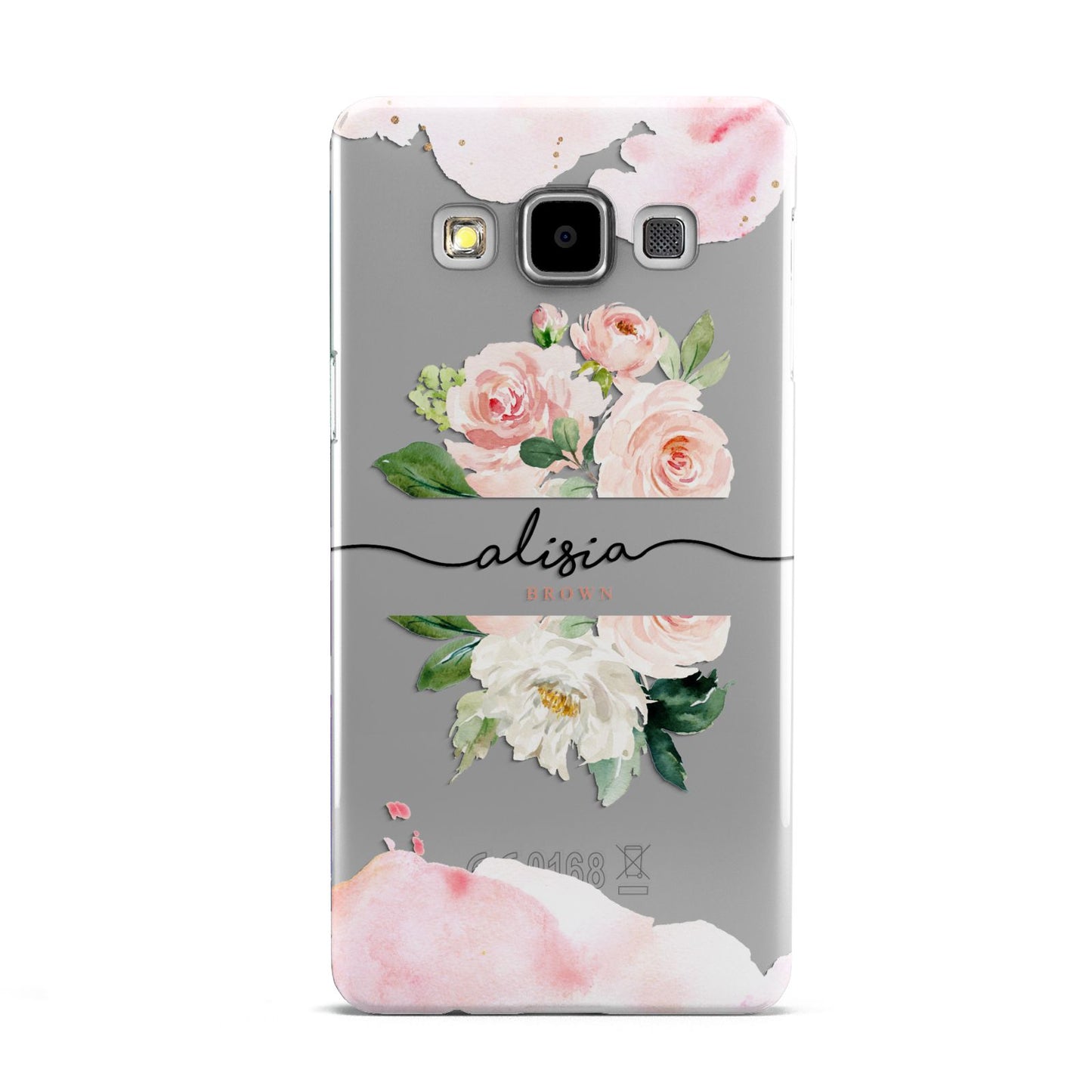 Pretty Roses Personalised Name Samsung Galaxy A5 Case