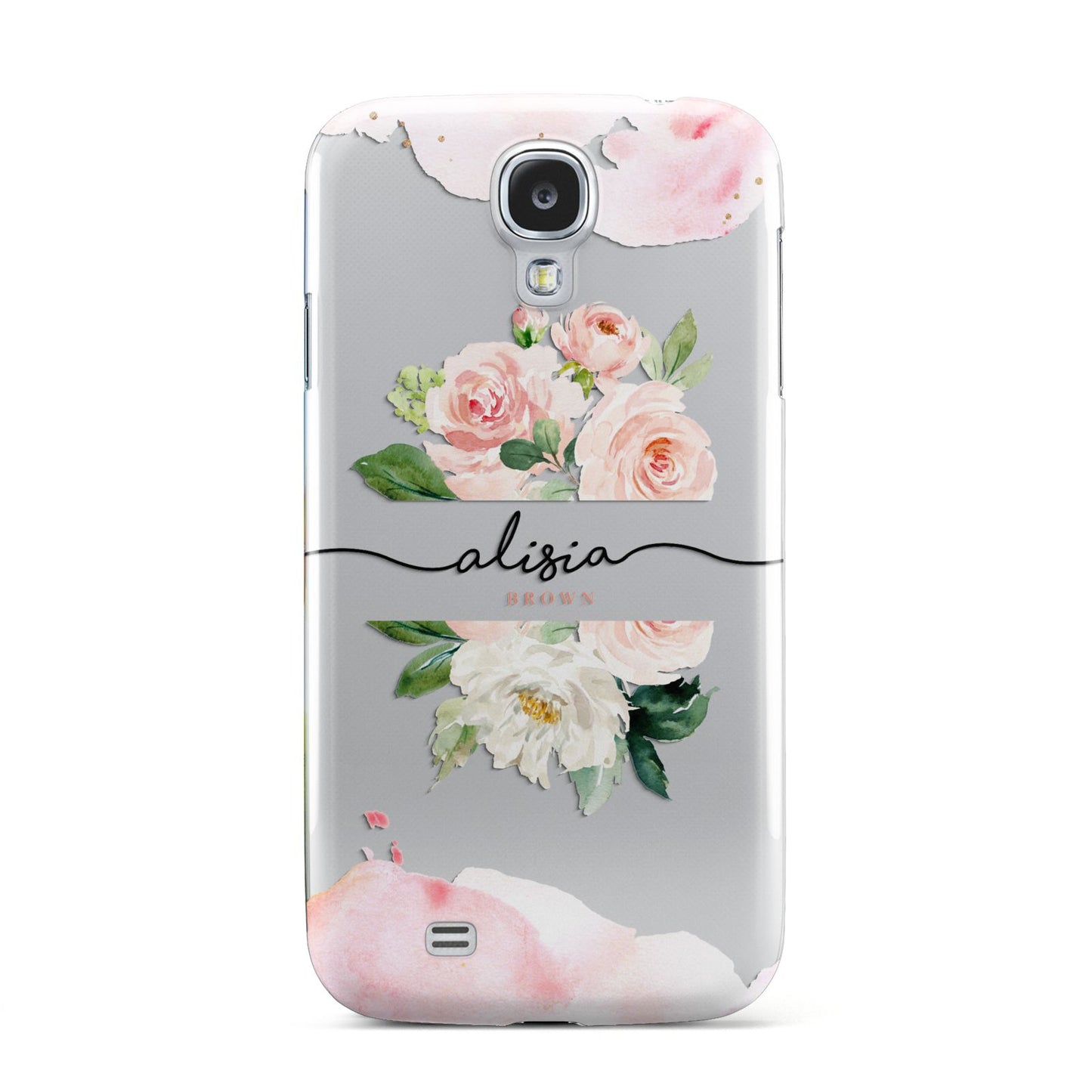 Pretty Roses Personalised Name Samsung Galaxy S4 Case