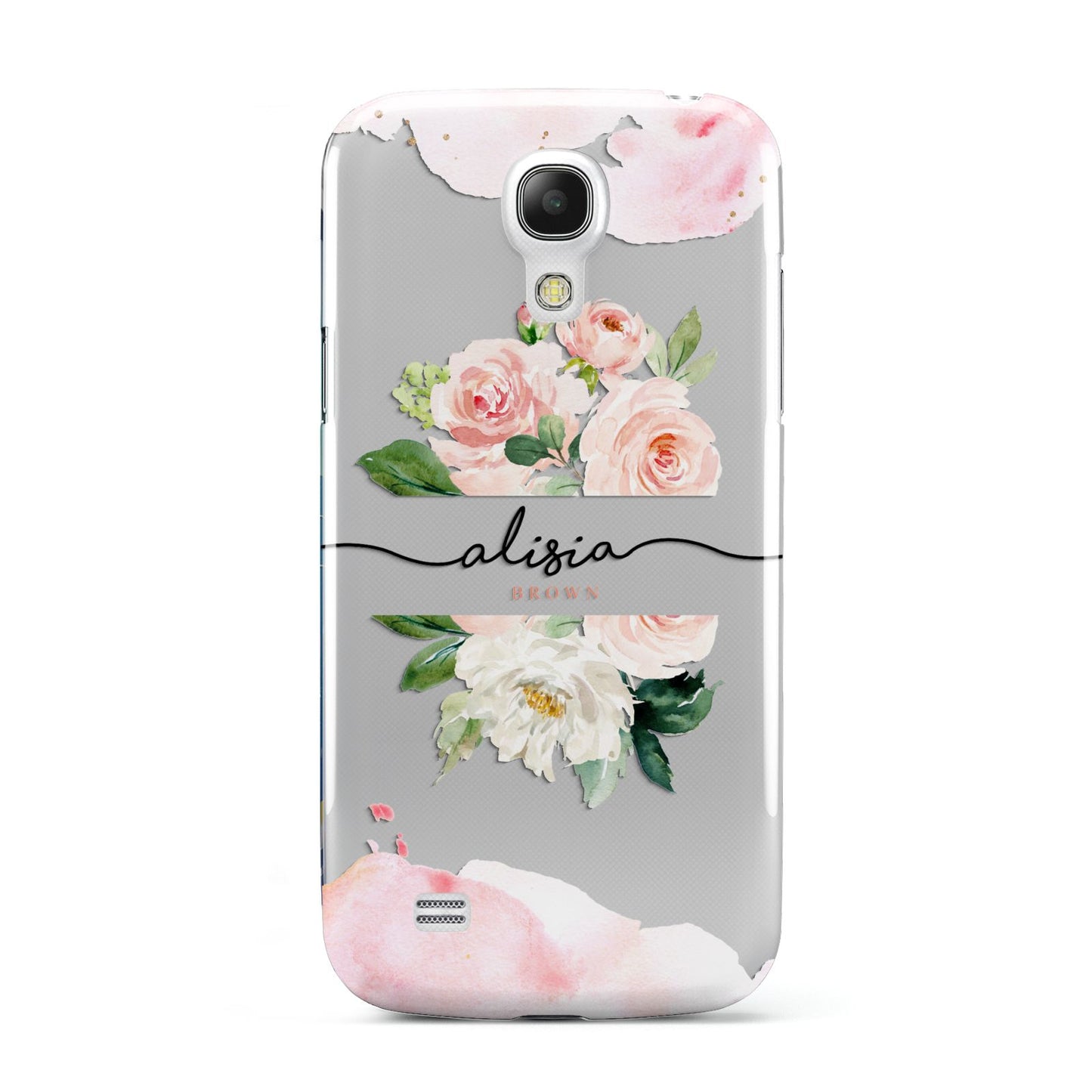 Pretty Roses Personalised Name Samsung Galaxy S4 Mini Case