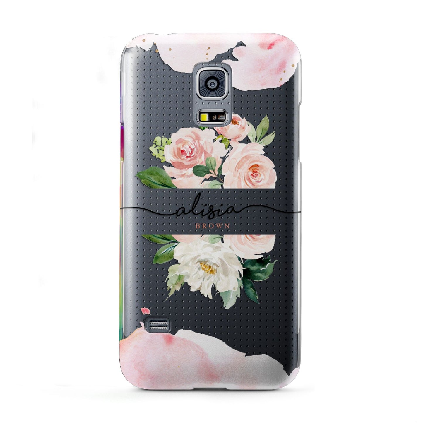 Pretty Roses Personalised Name Samsung Galaxy S5 Mini Case