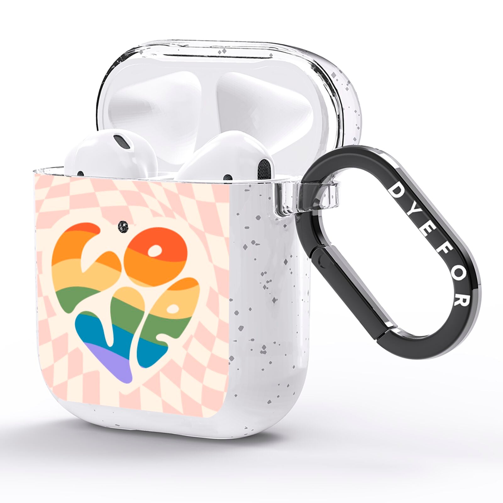 Pride AirPods Glitter Case Side Image