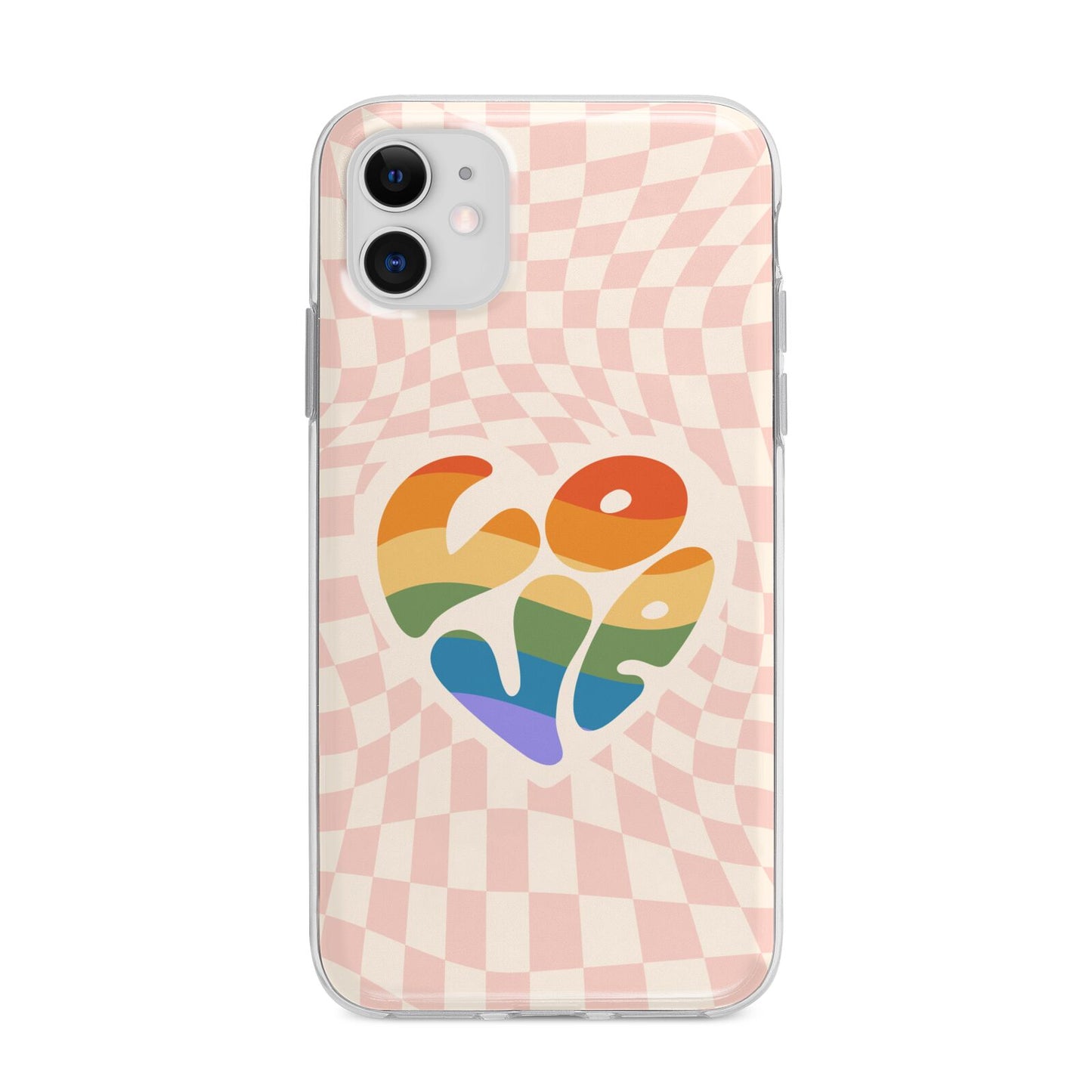 Pride Apple iPhone 11 in White with Bumper Case