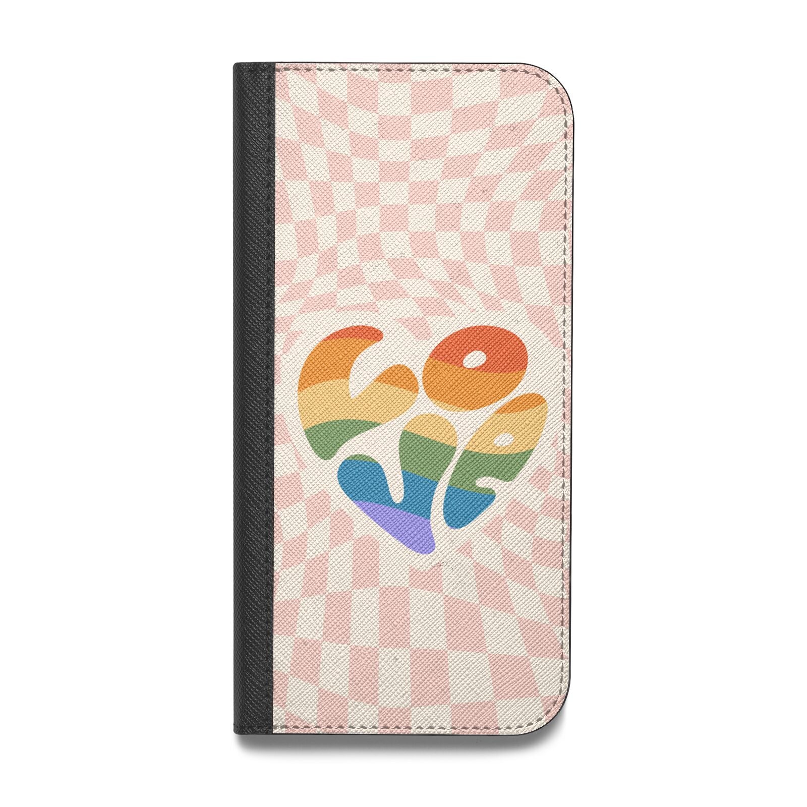 Pride Vegan Leather Flip iPhone Case