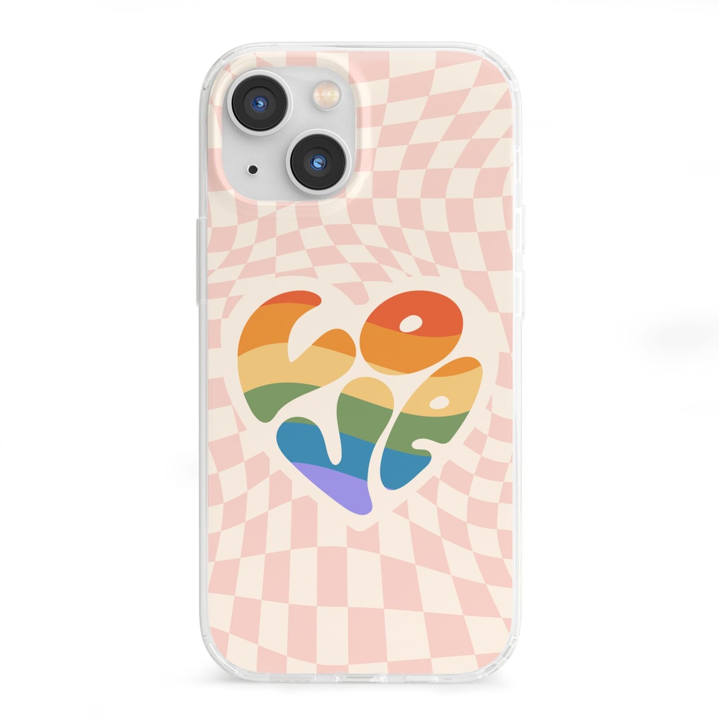 Pride iPhone 13 Mini Clear Bumper Case