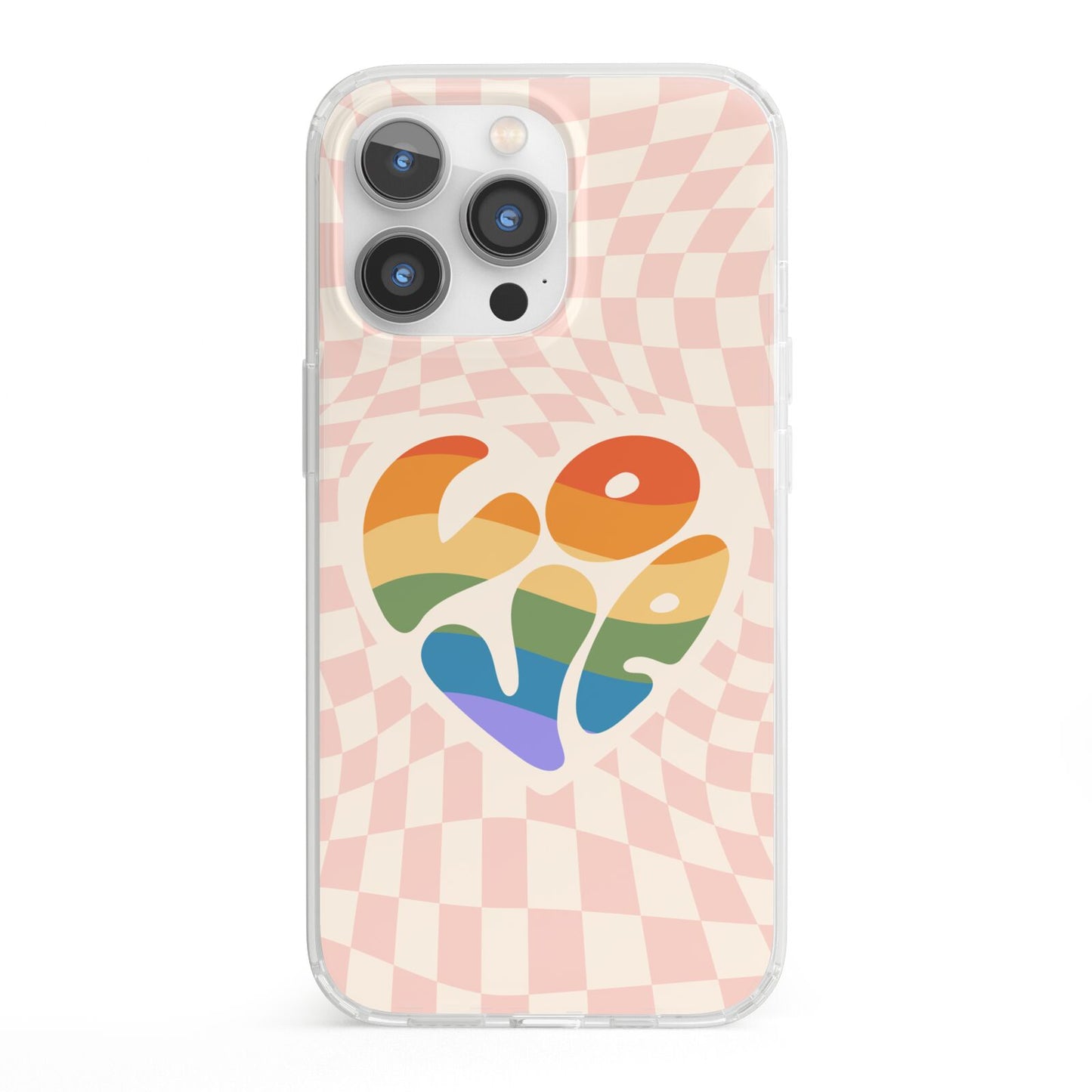 Pride iPhone 13 Pro Clear Bumper Case