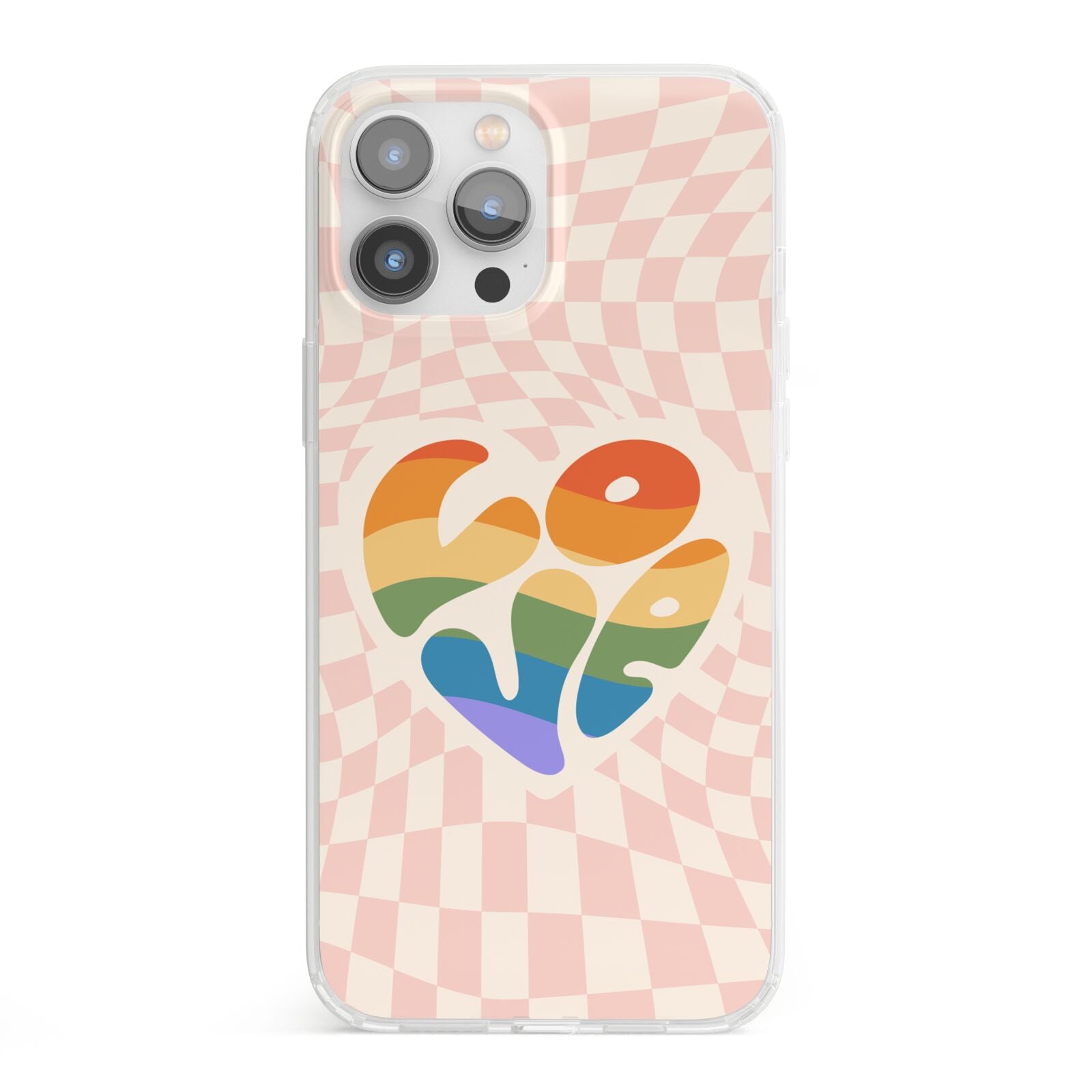 Pride iPhone 13 Pro Max Clear Bumper Case