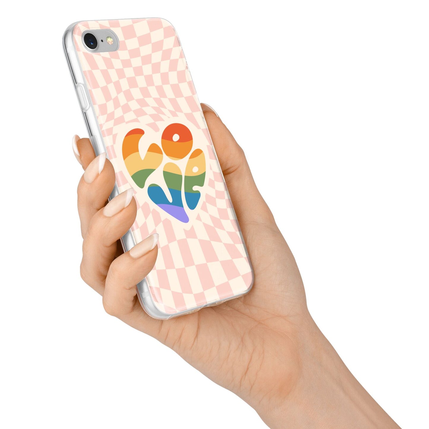 Pride iPhone 7 Bumper Case on Silver iPhone Alternative Image