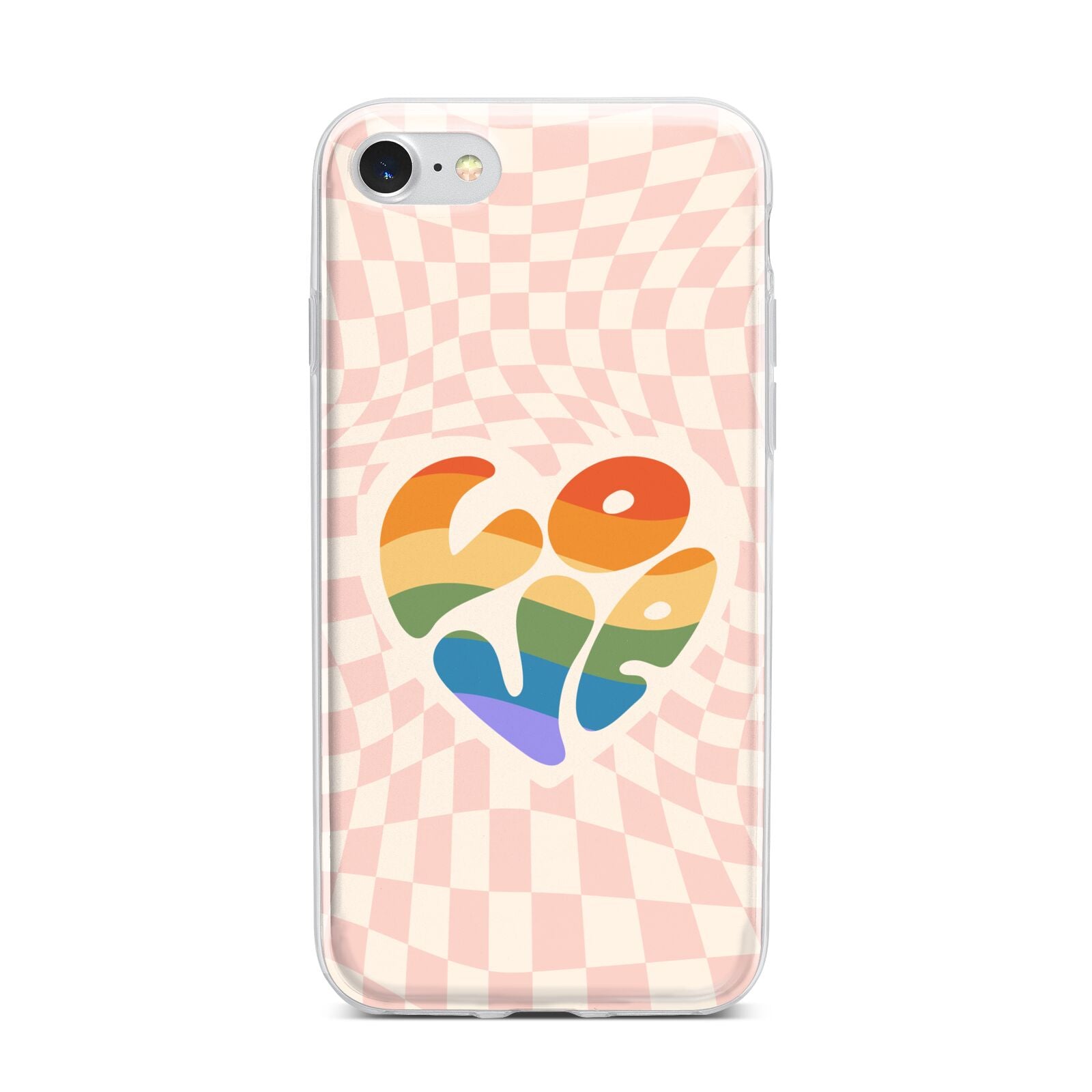 Pride iPhone 7 Bumper Case on Silver iPhone