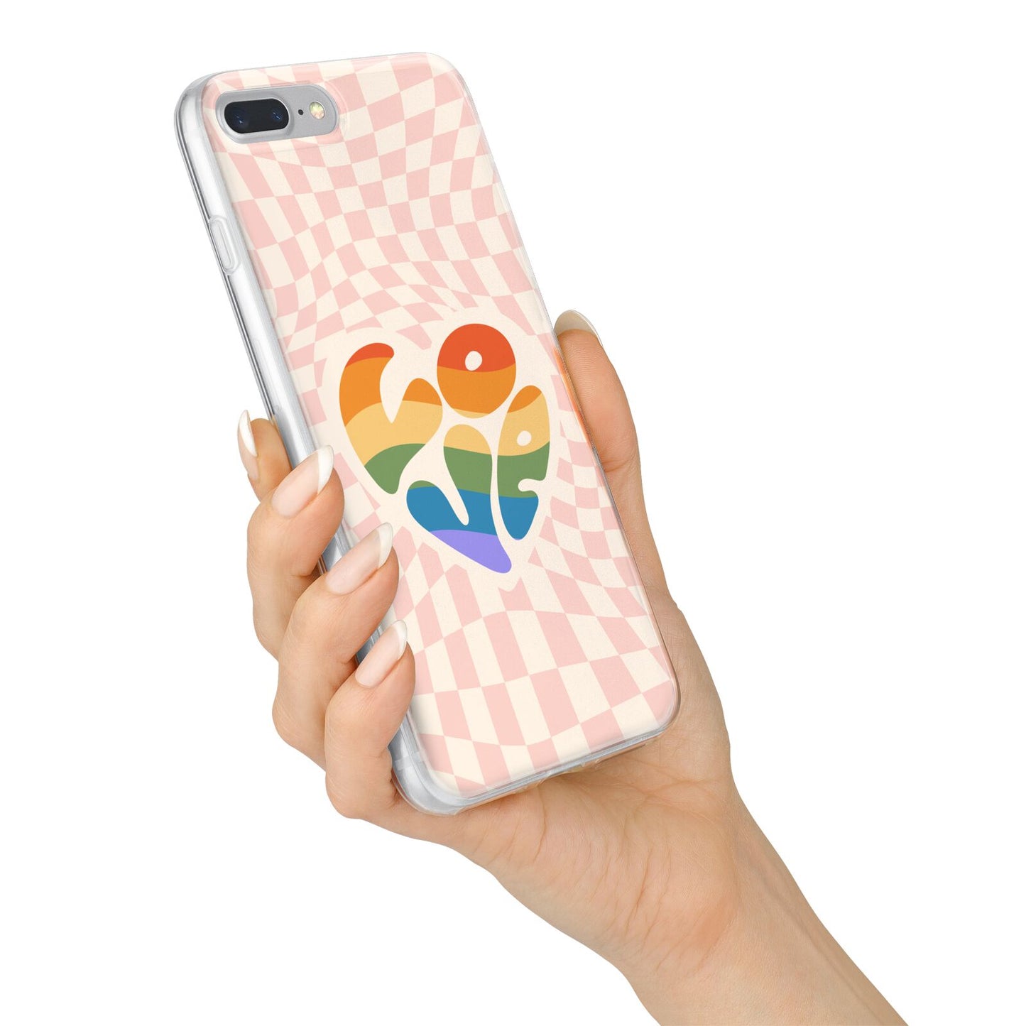 Pride iPhone 7 Plus Bumper Case on Silver iPhone Alternative Image