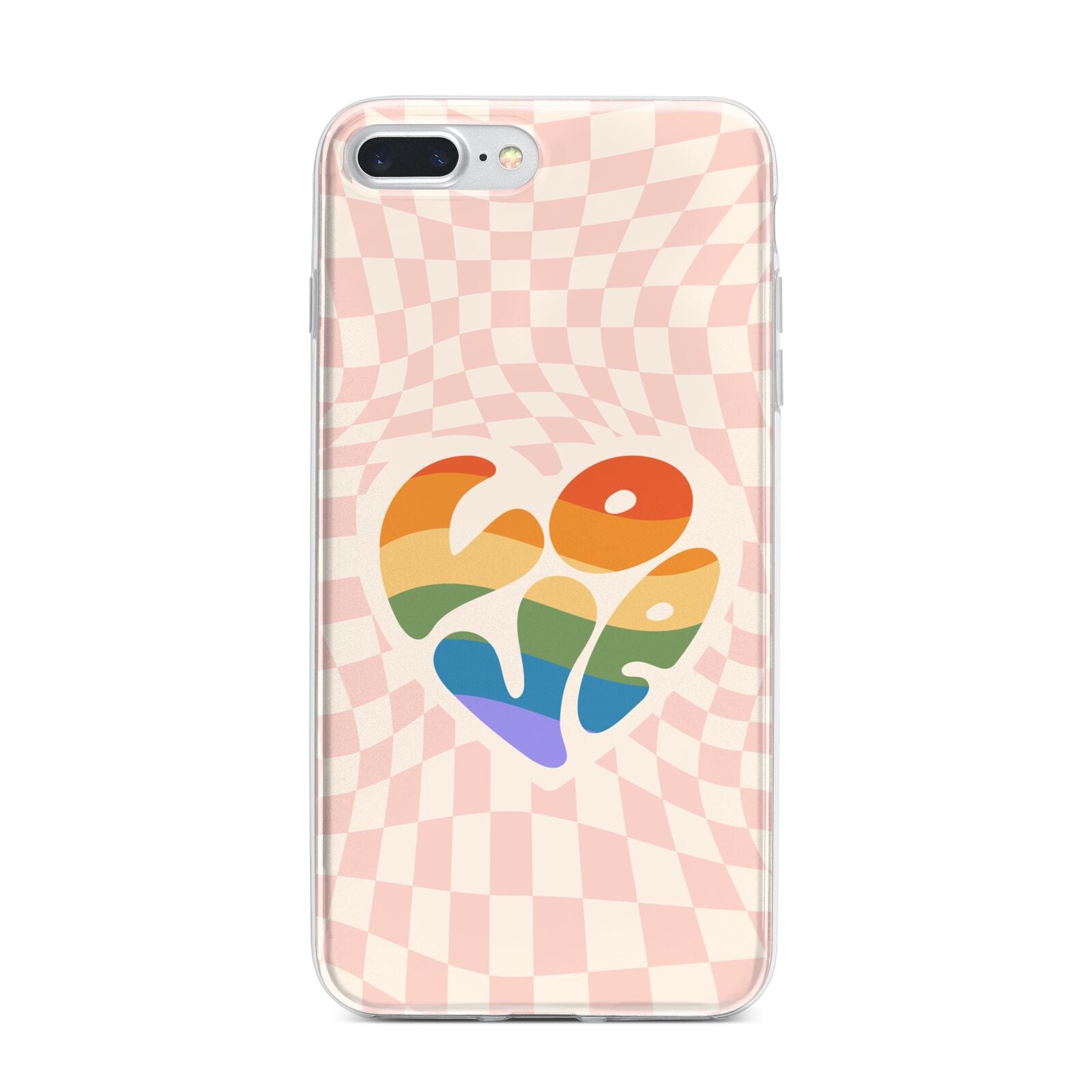 Pride iPhone 7 Plus Bumper Case on Silver iPhone