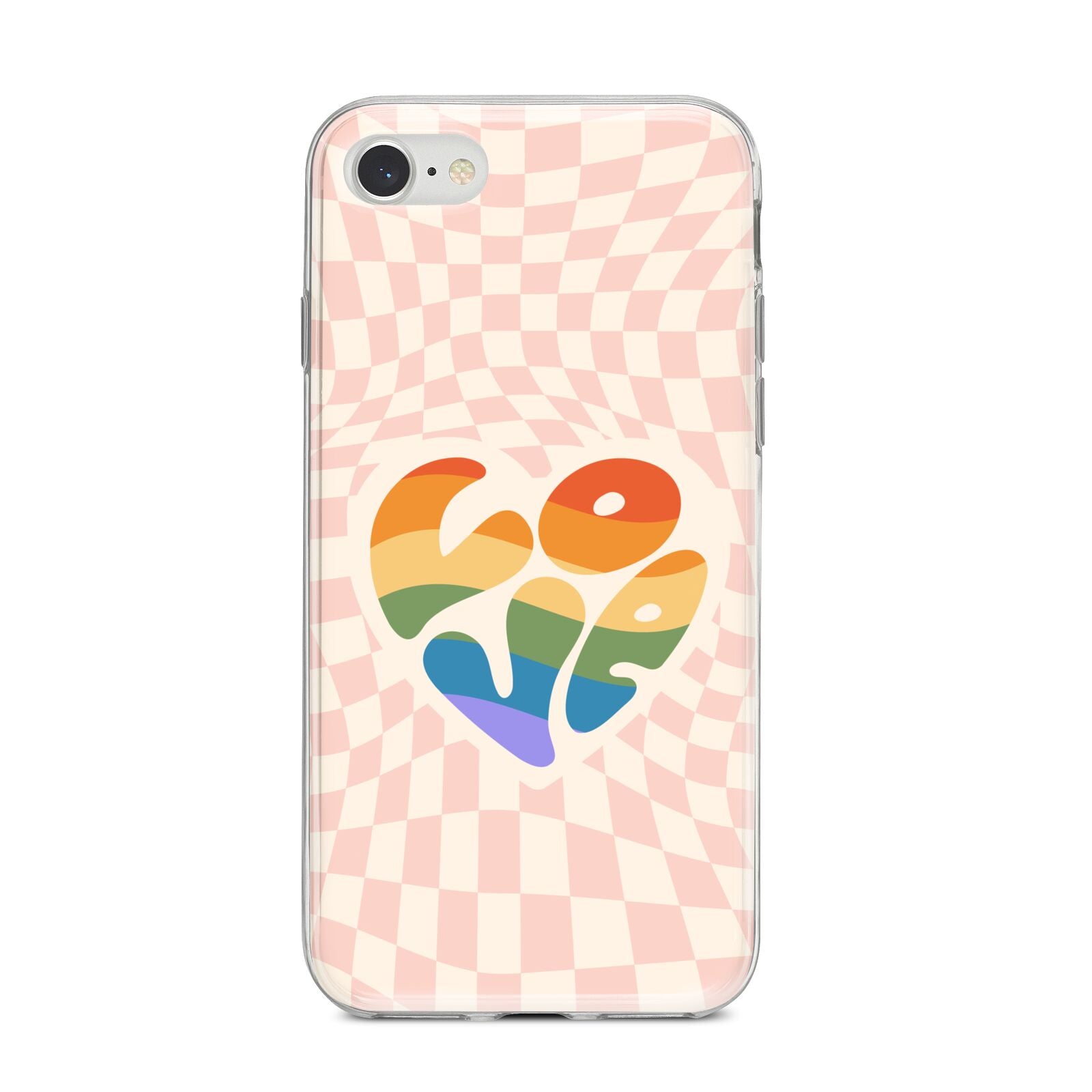 Pride iPhone 8 Bumper Case on Silver iPhone