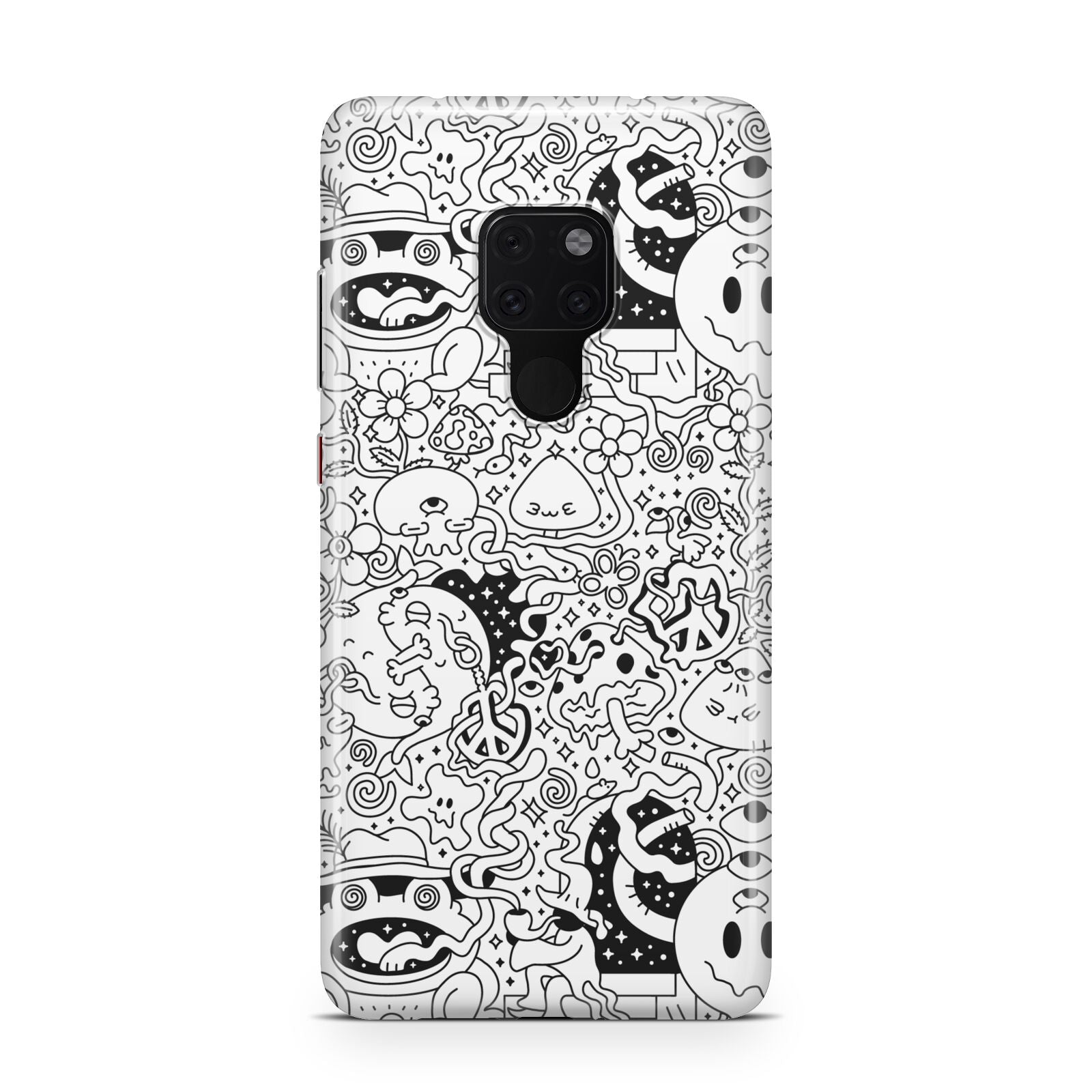 Psychedelic Cartoon Huawei Mate 20 Phone Case