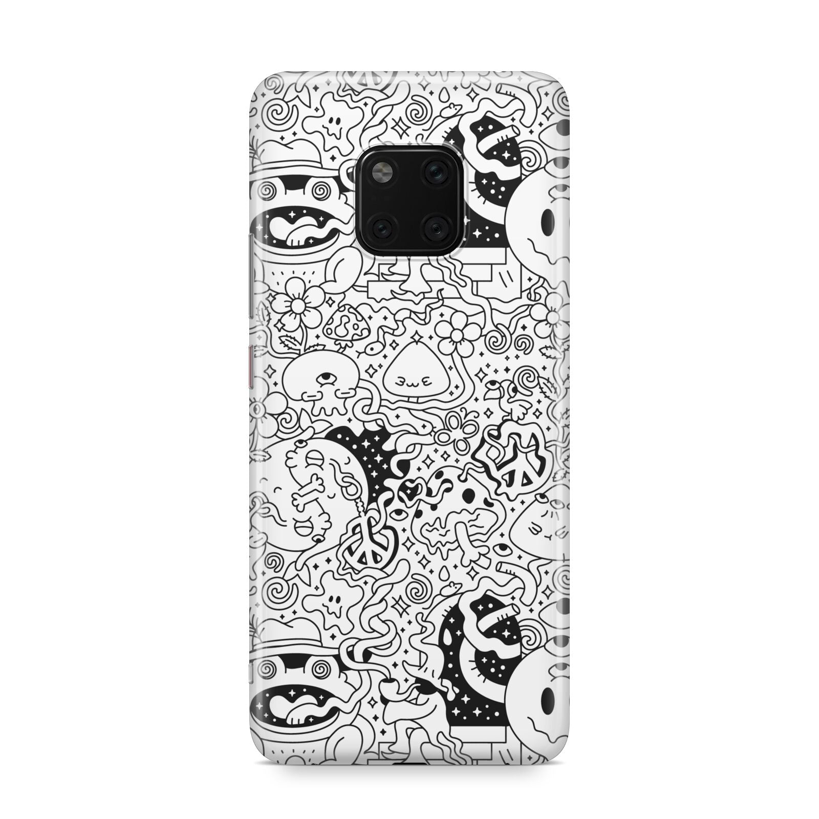 Psychedelic Cartoon Huawei Mate 20 Pro Phone Case