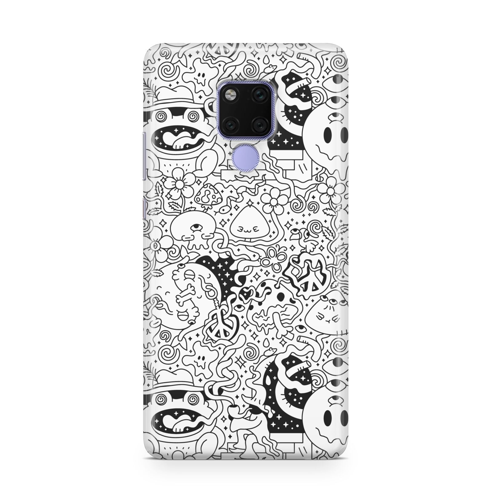 Psychedelic Cartoon Huawei Mate 20X Phone Case