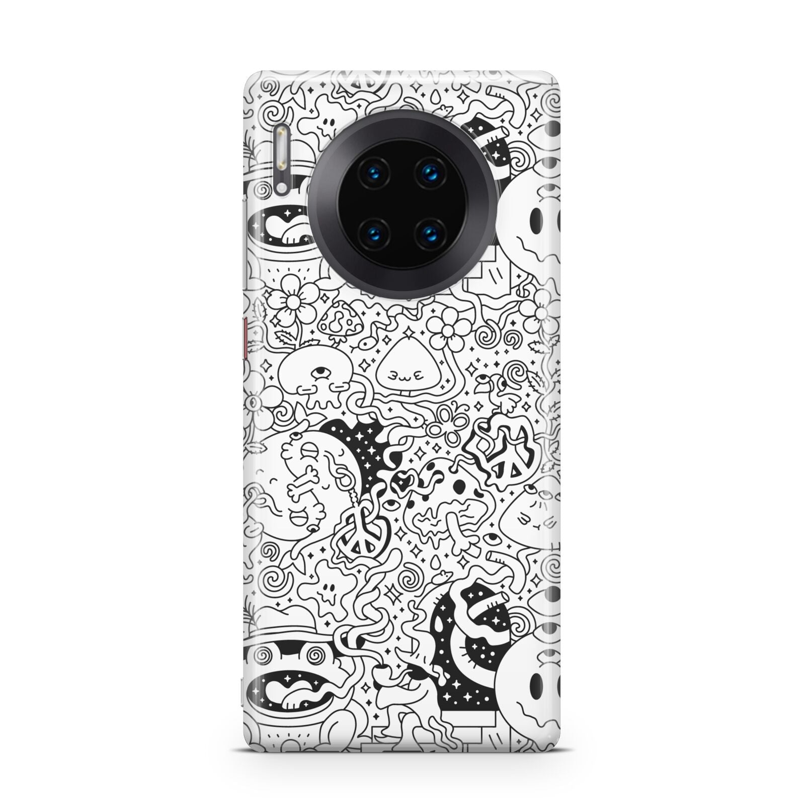 Psychedelic Cartoon Huawei Mate 30 Pro Phone Case