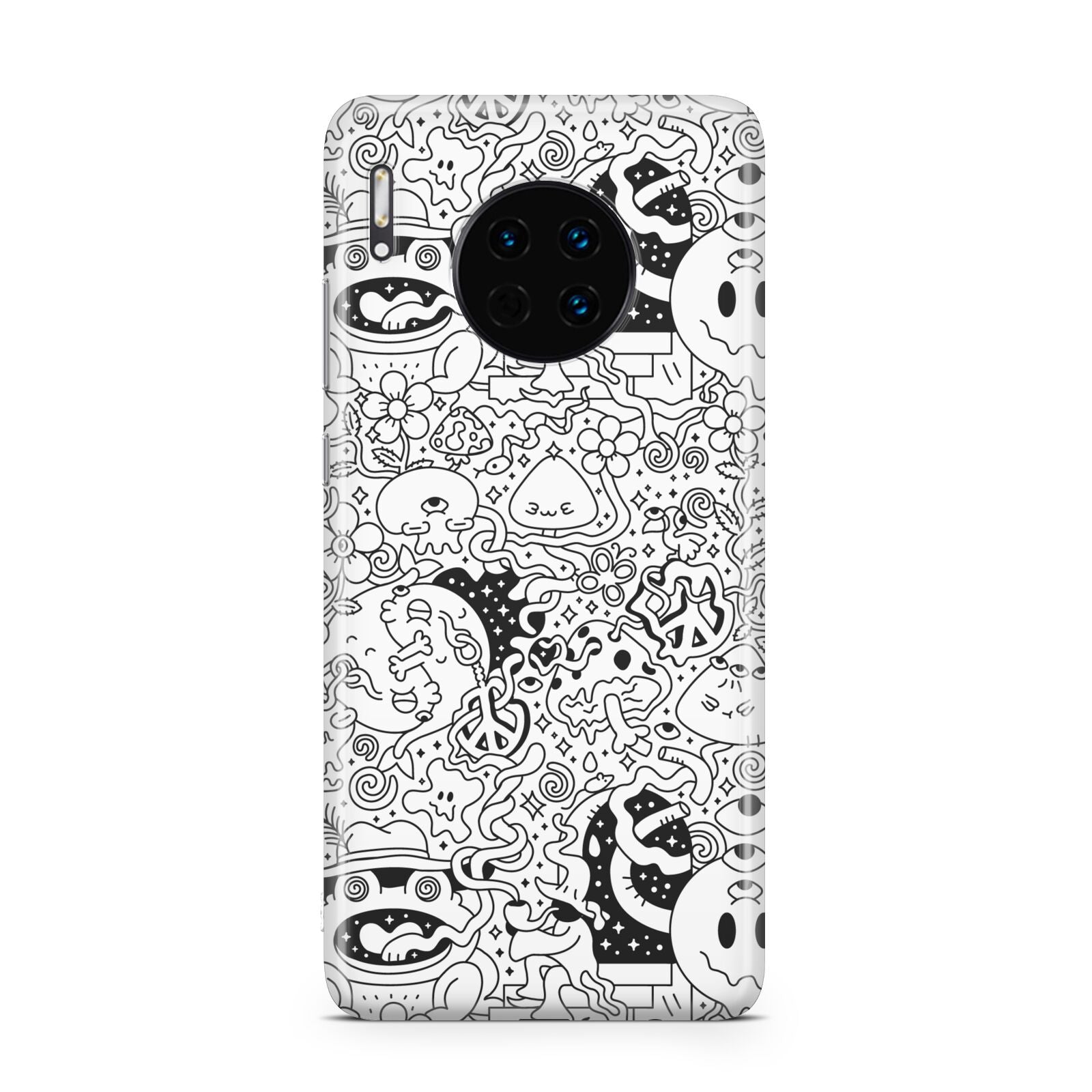 Psychedelic Cartoon Huawei Mate 30