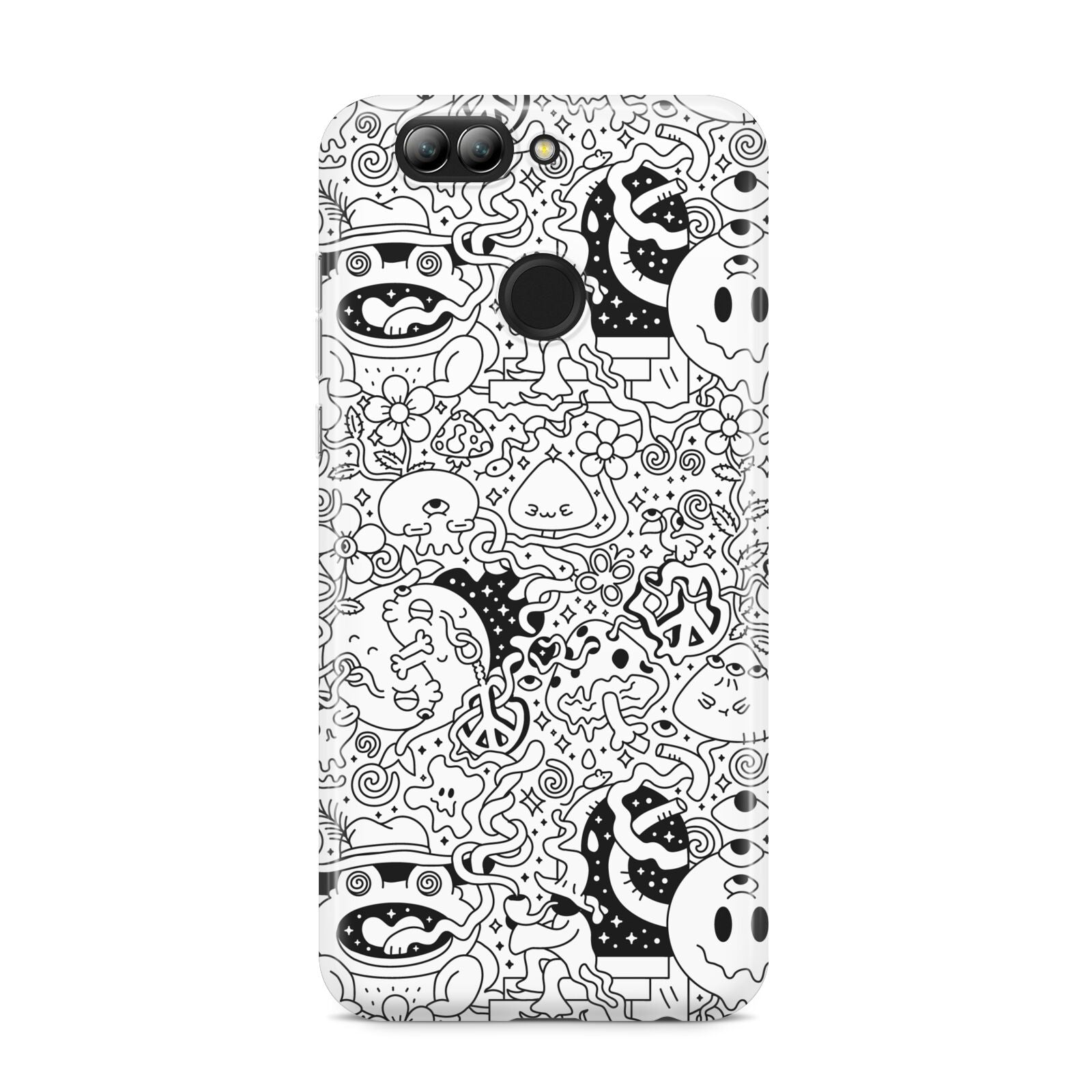 Psychedelic Cartoon Huawei Nova 2s Phone Case