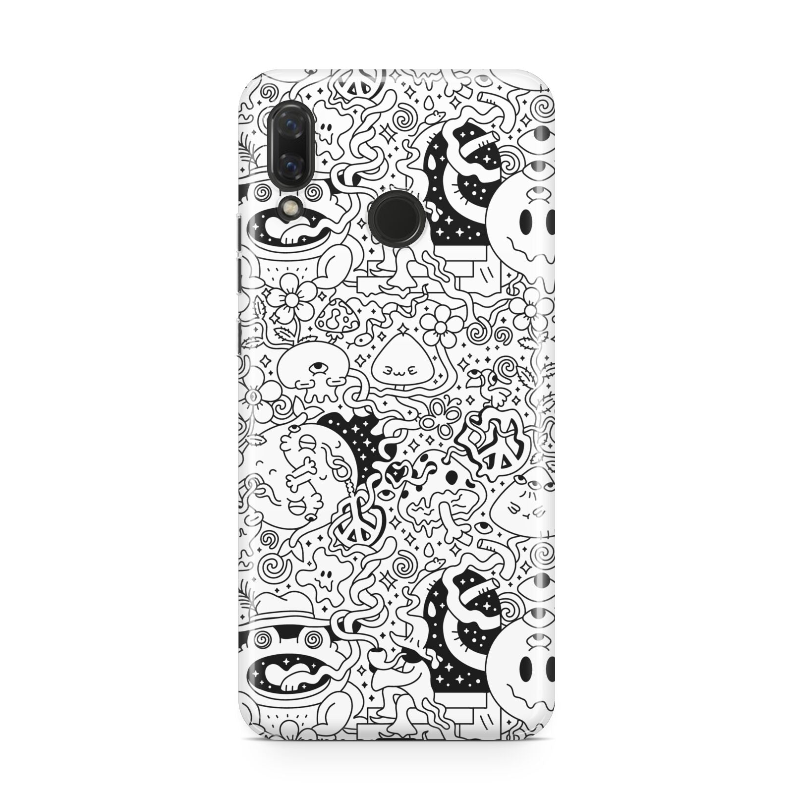 Psychedelic Cartoon Huawei Nova 3 Phone Case