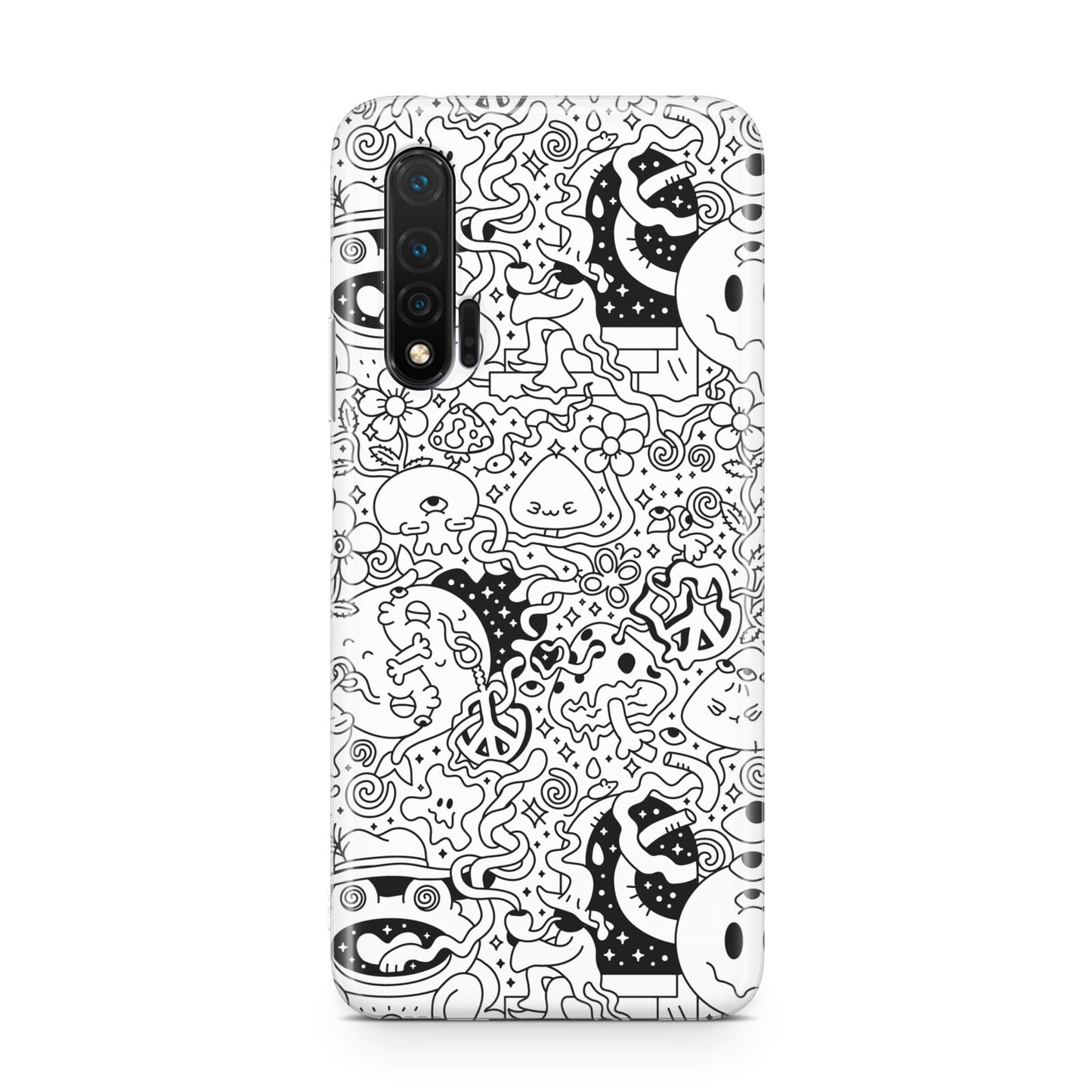 Psychedelic Cartoon Huawei Nova 6 Phone Case