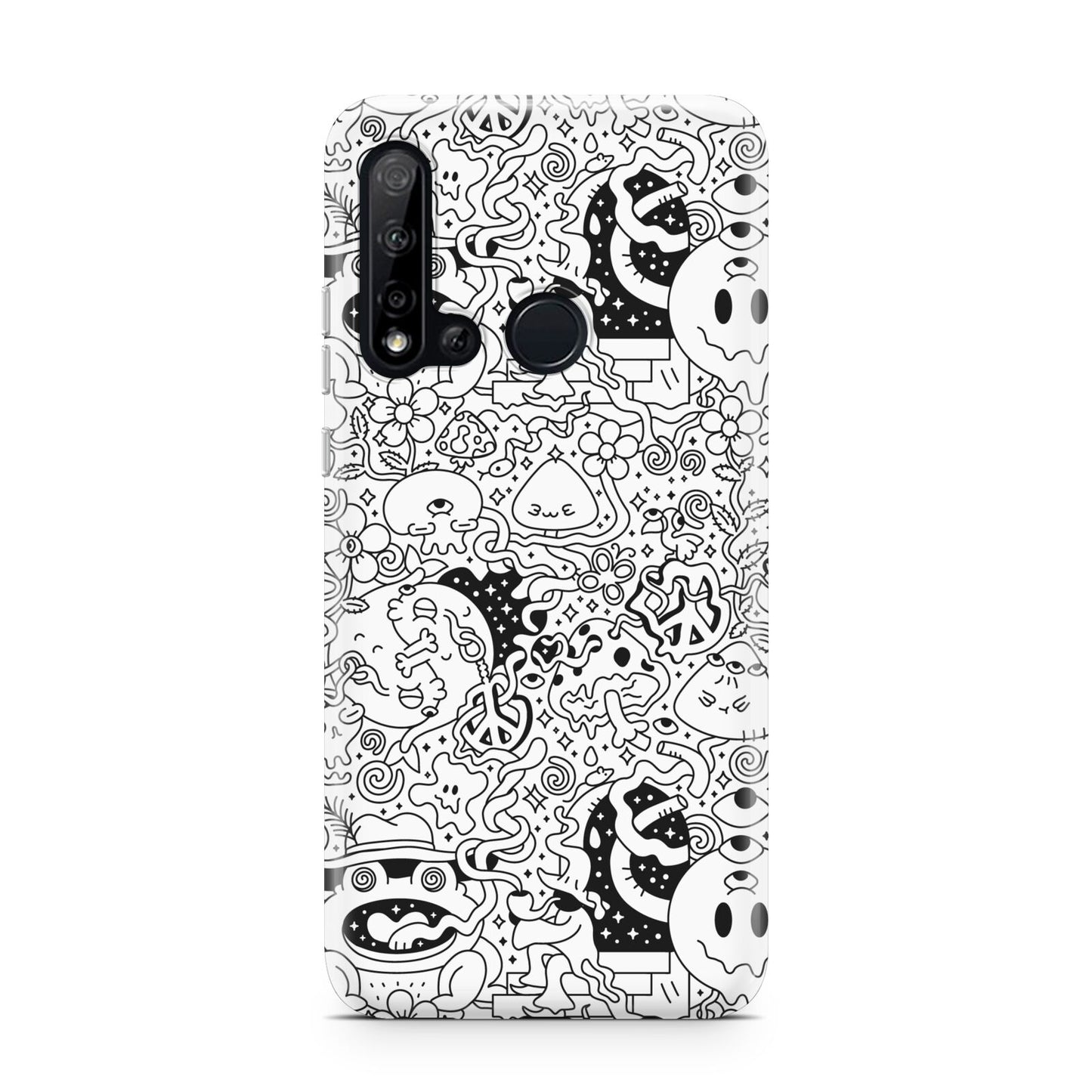 Psychedelic Cartoon Huawei P20 Lite 5G Phone Case