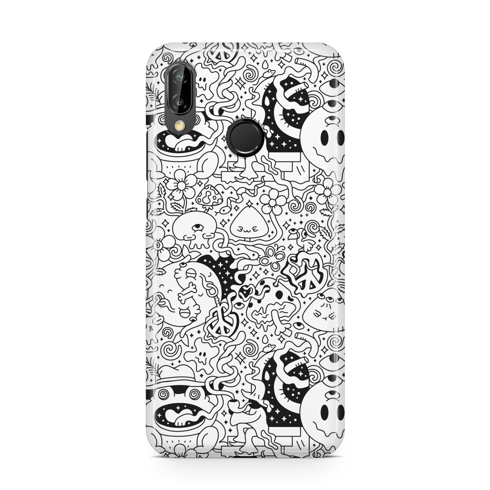 Psychedelic Cartoon Huawei P20 Lite Phone Case