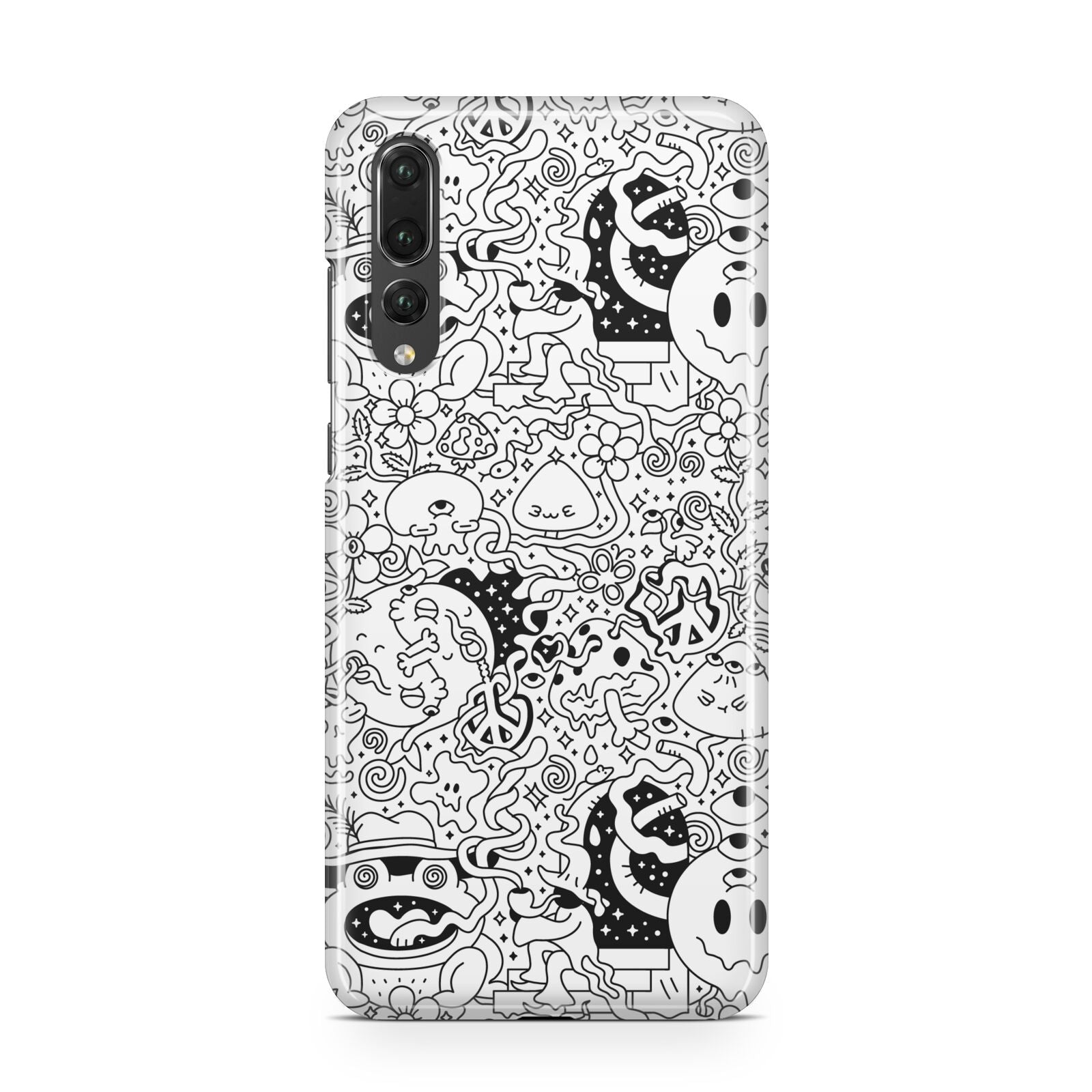 Psychedelic Cartoon Huawei P20 Pro Phone Case