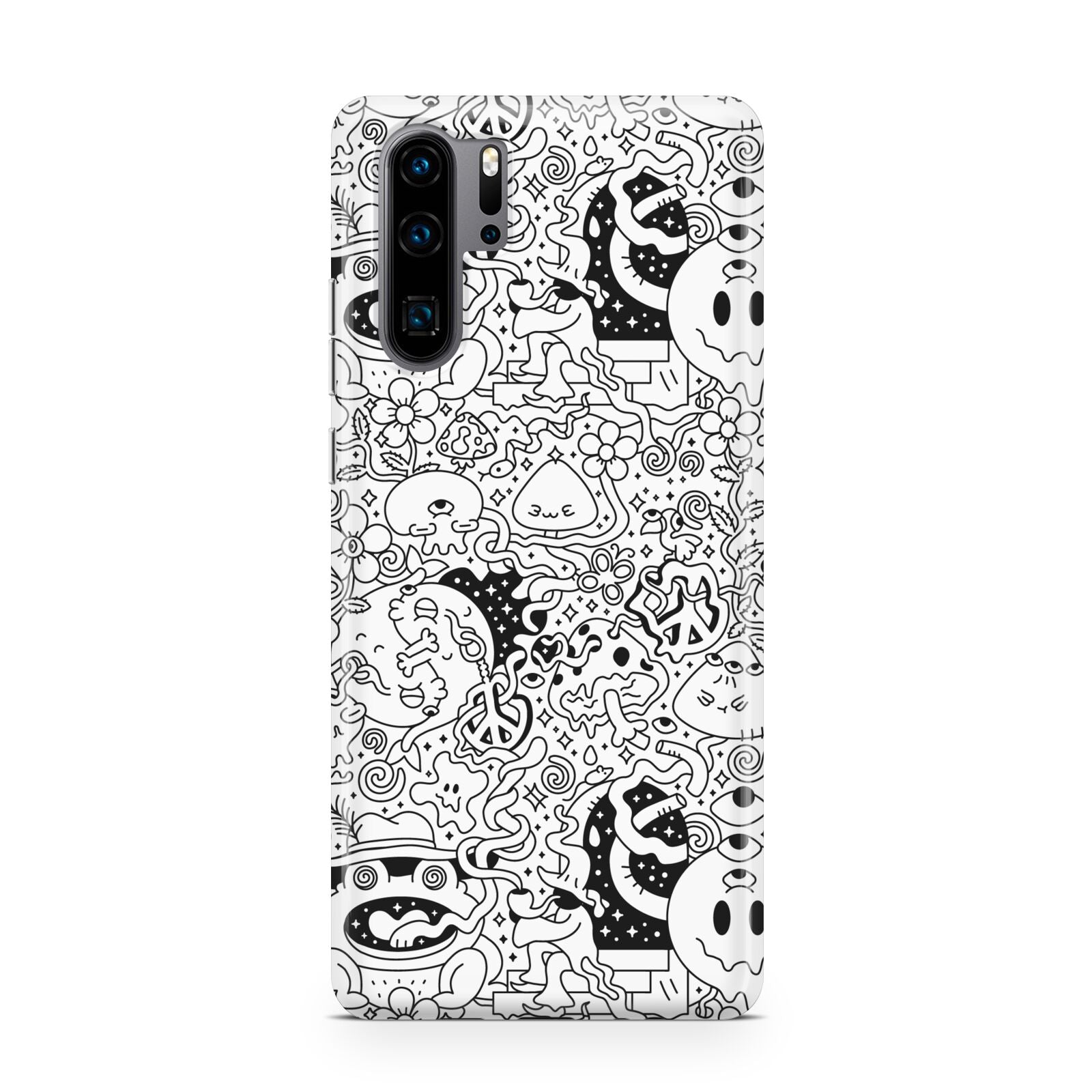 Psychedelic Cartoon Huawei P30 Pro Phone Case