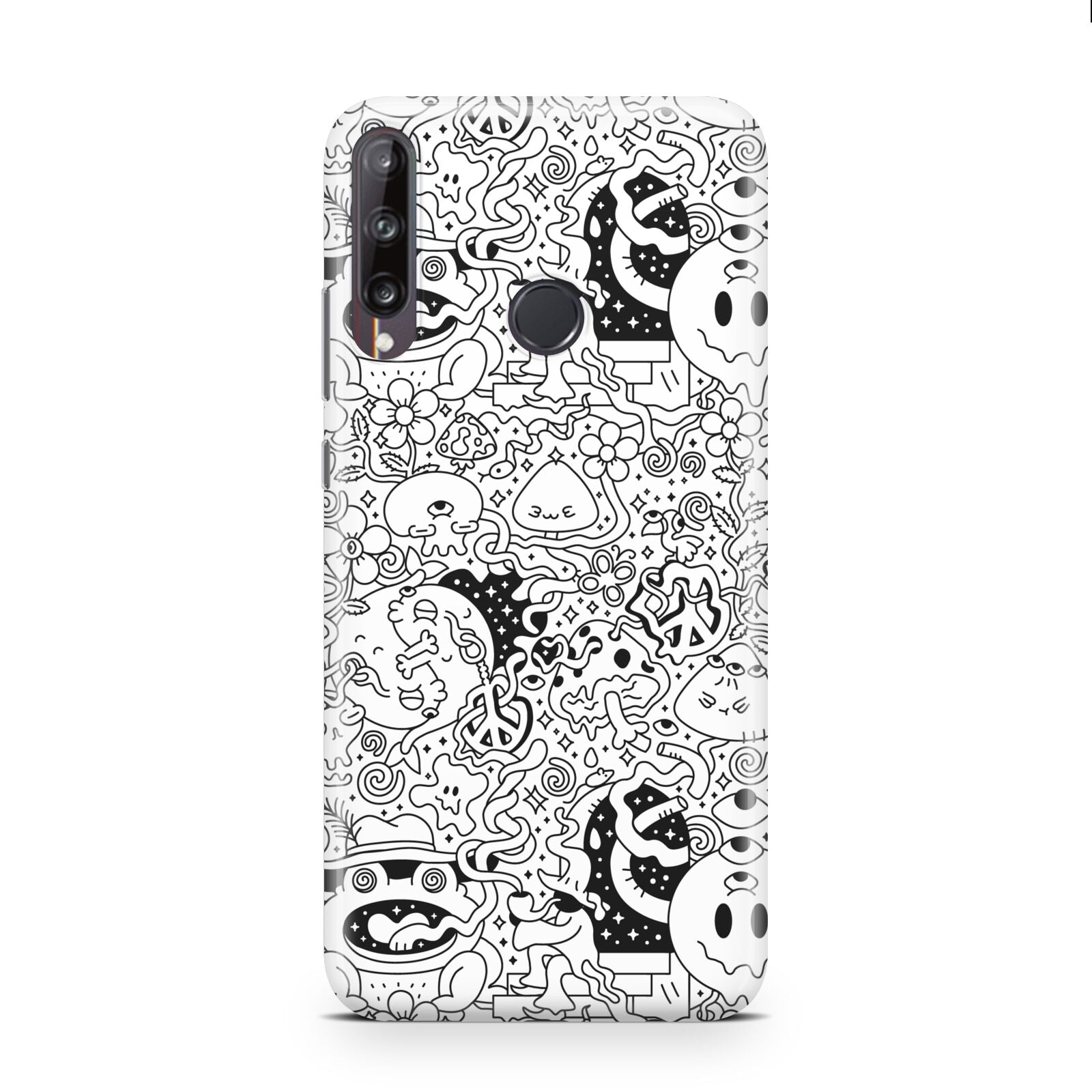 Psychedelic Cartoon Huawei P40 Lite E Phone Case