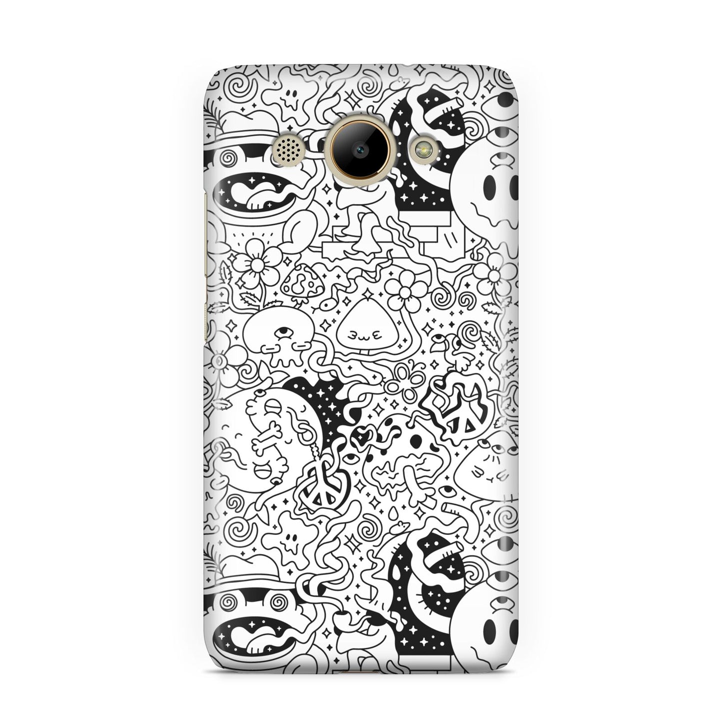 Psychedelic Cartoon Huawei Y3 2017