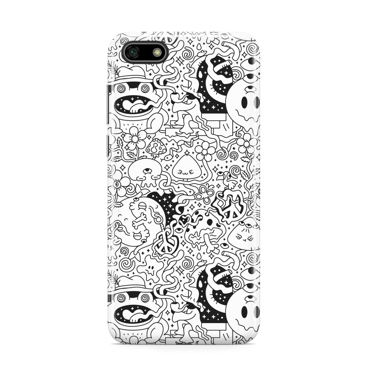 Psychedelic Cartoon Huawei Y5 Prime 2018 Phone Case