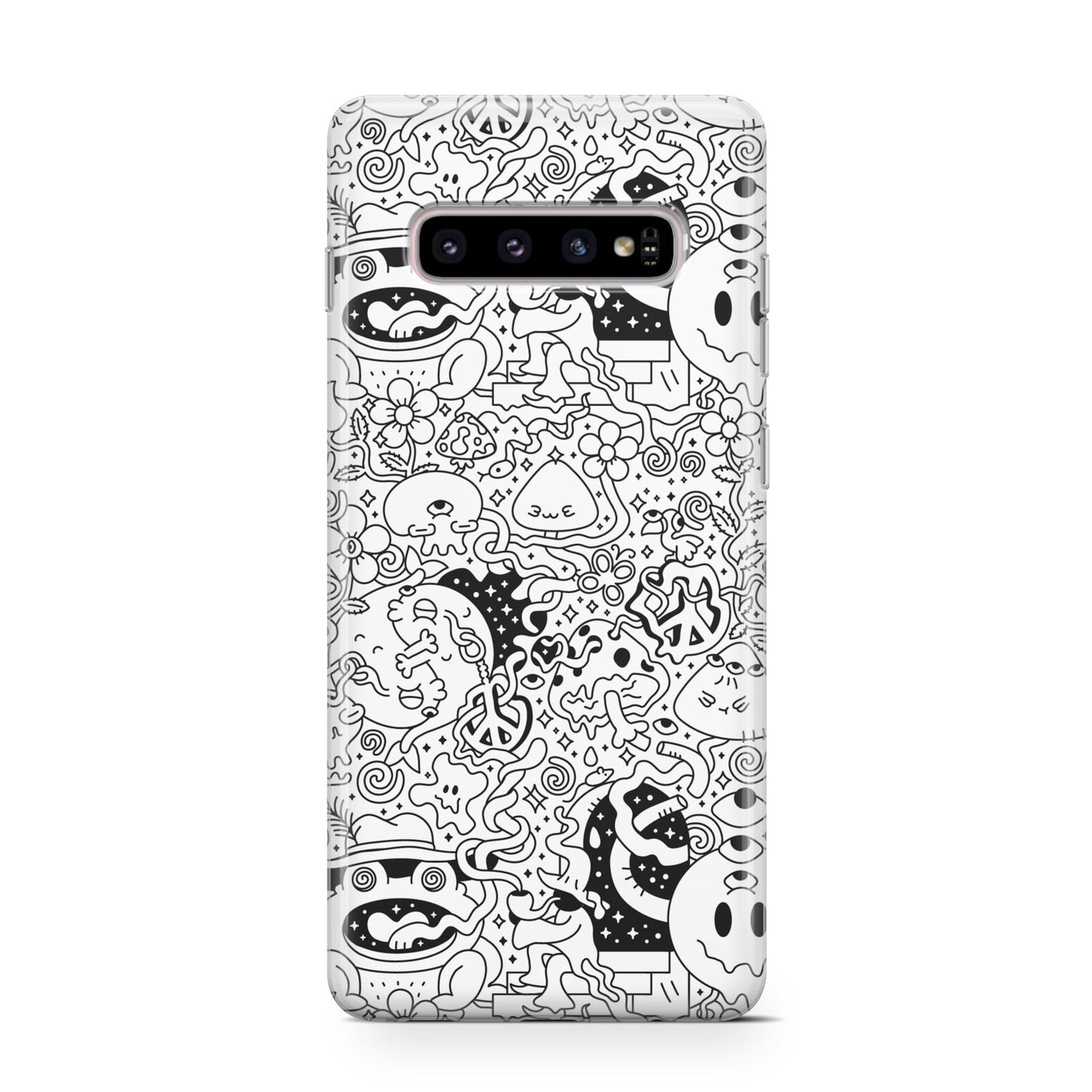 Psychedelic Cartoon Protective Samsung Galaxy Case