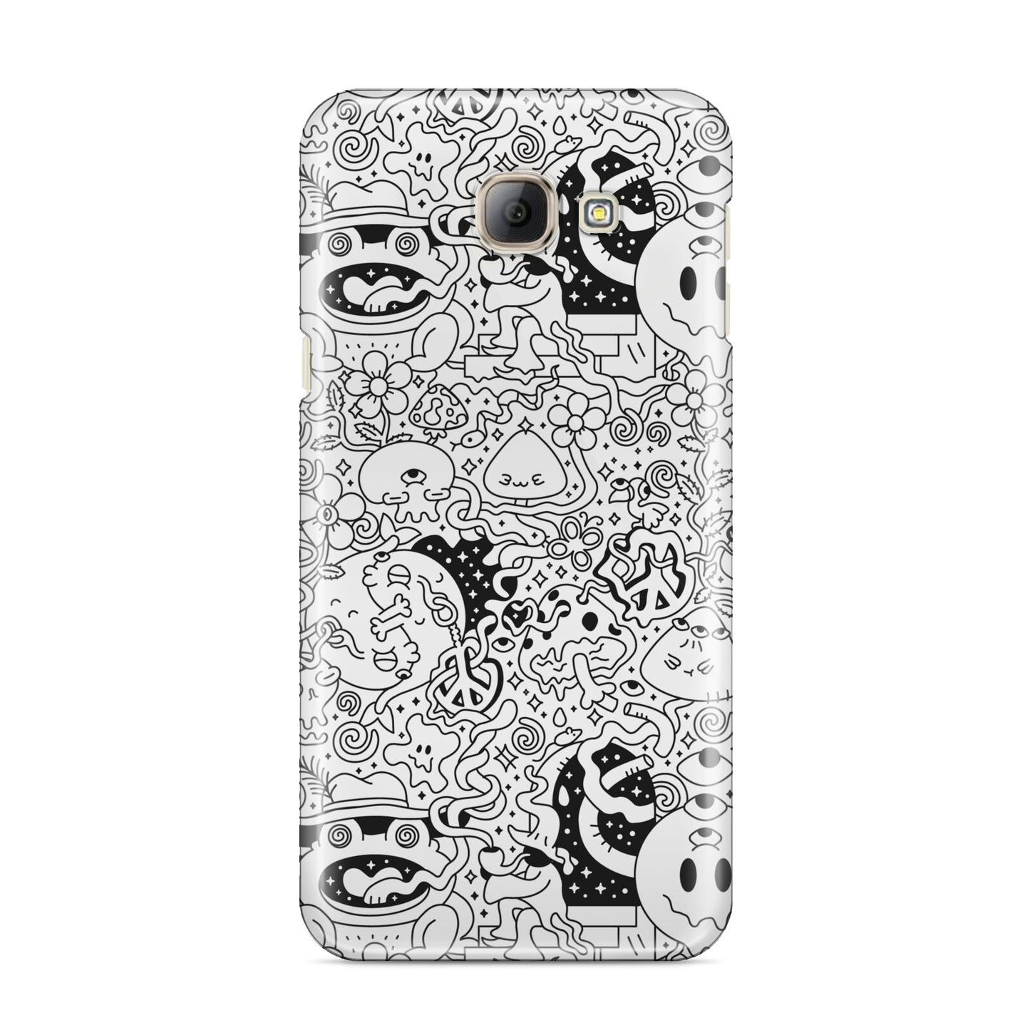 Psychedelic Cartoon Samsung Galaxy A8 2016 Case